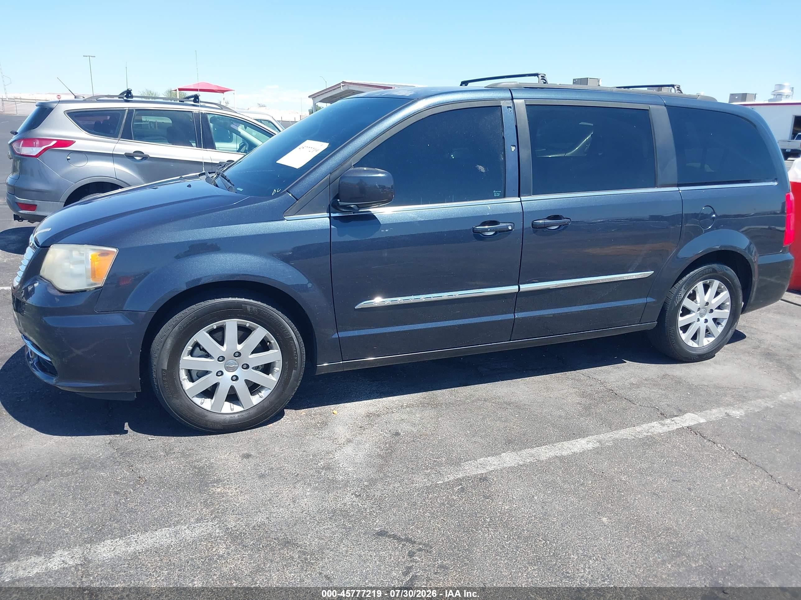 2014 Chrysler Town & Country Touring Синий vin: 2C4RC1BG0ER157118