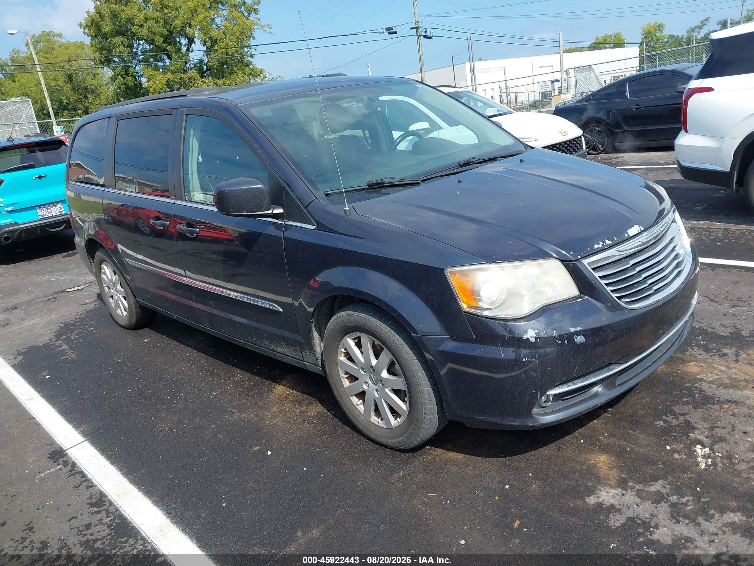 2014 Chrysler Town & Country Touring Black vin: 2C4RC1BG0ER178003