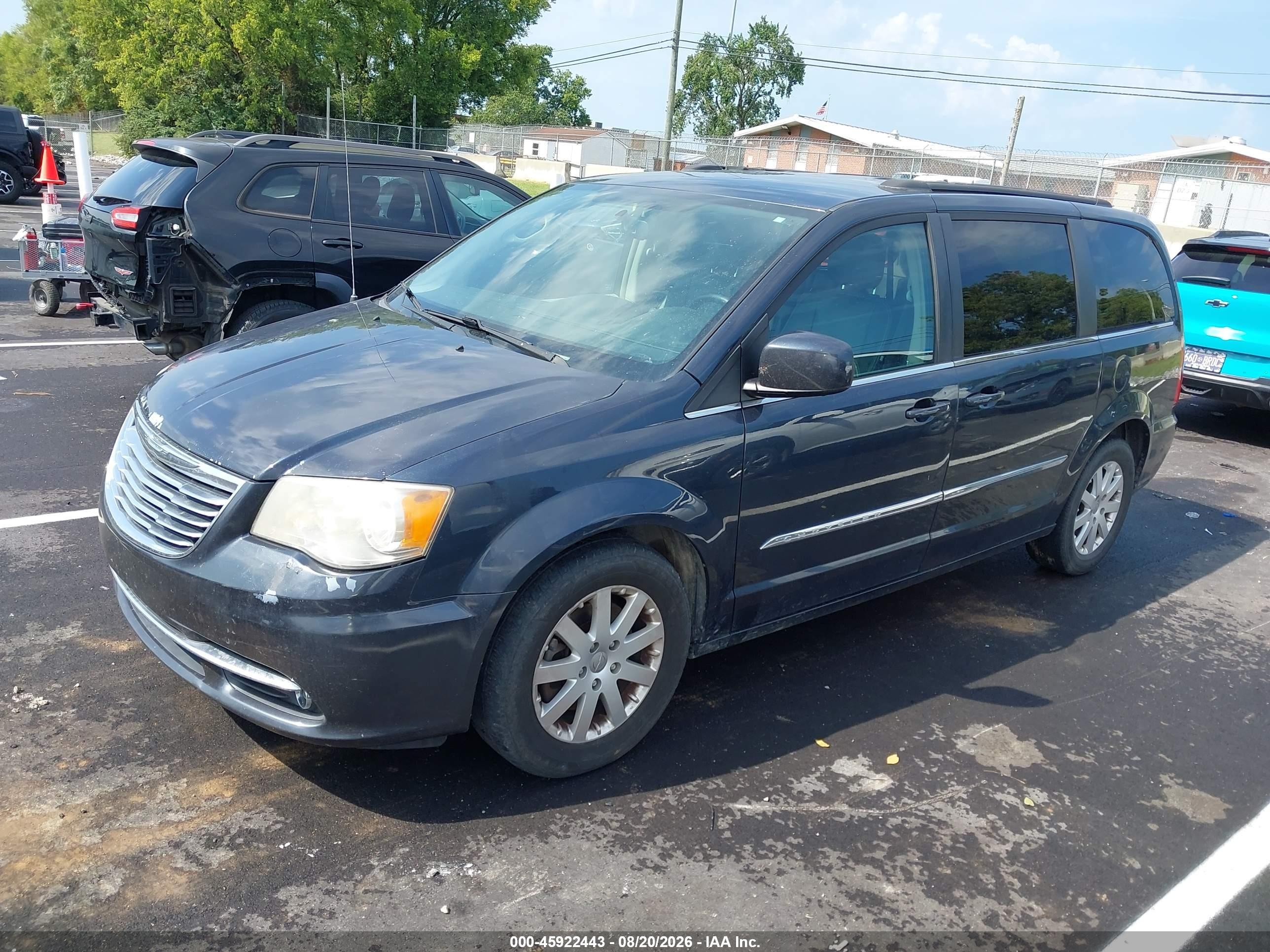 2014 Chrysler Town & Country Touring Black vin: 2C4RC1BG0ER178003