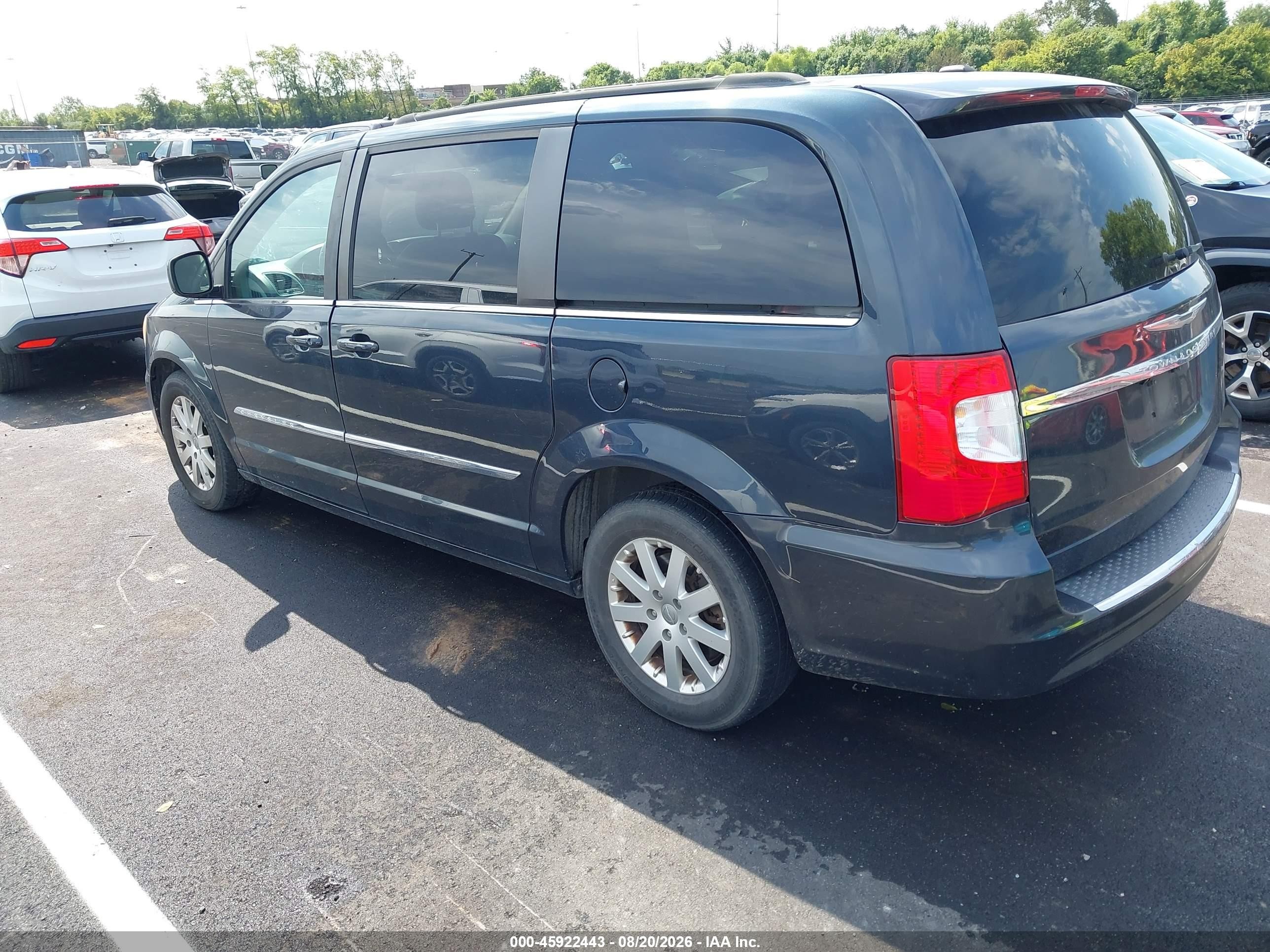 2014 Chrysler Town & Country Touring Black vin: 2C4RC1BG0ER178003