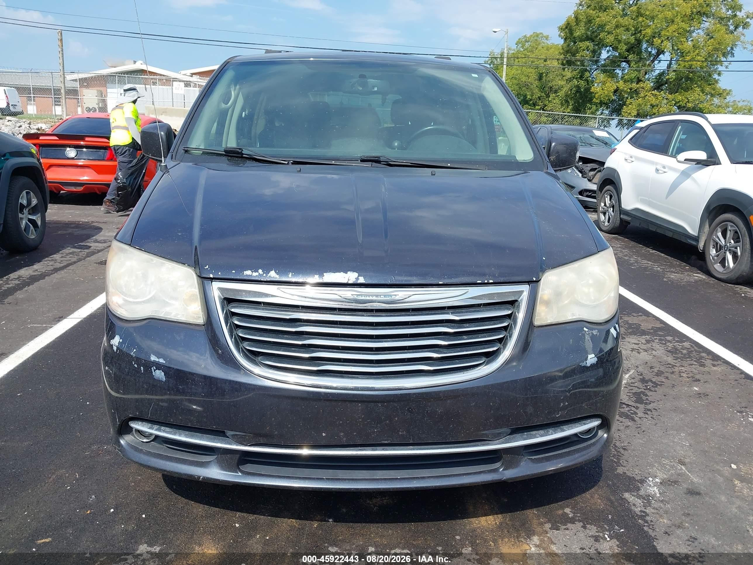 2014 Chrysler Town & Country Touring Black vin: 2C4RC1BG0ER178003