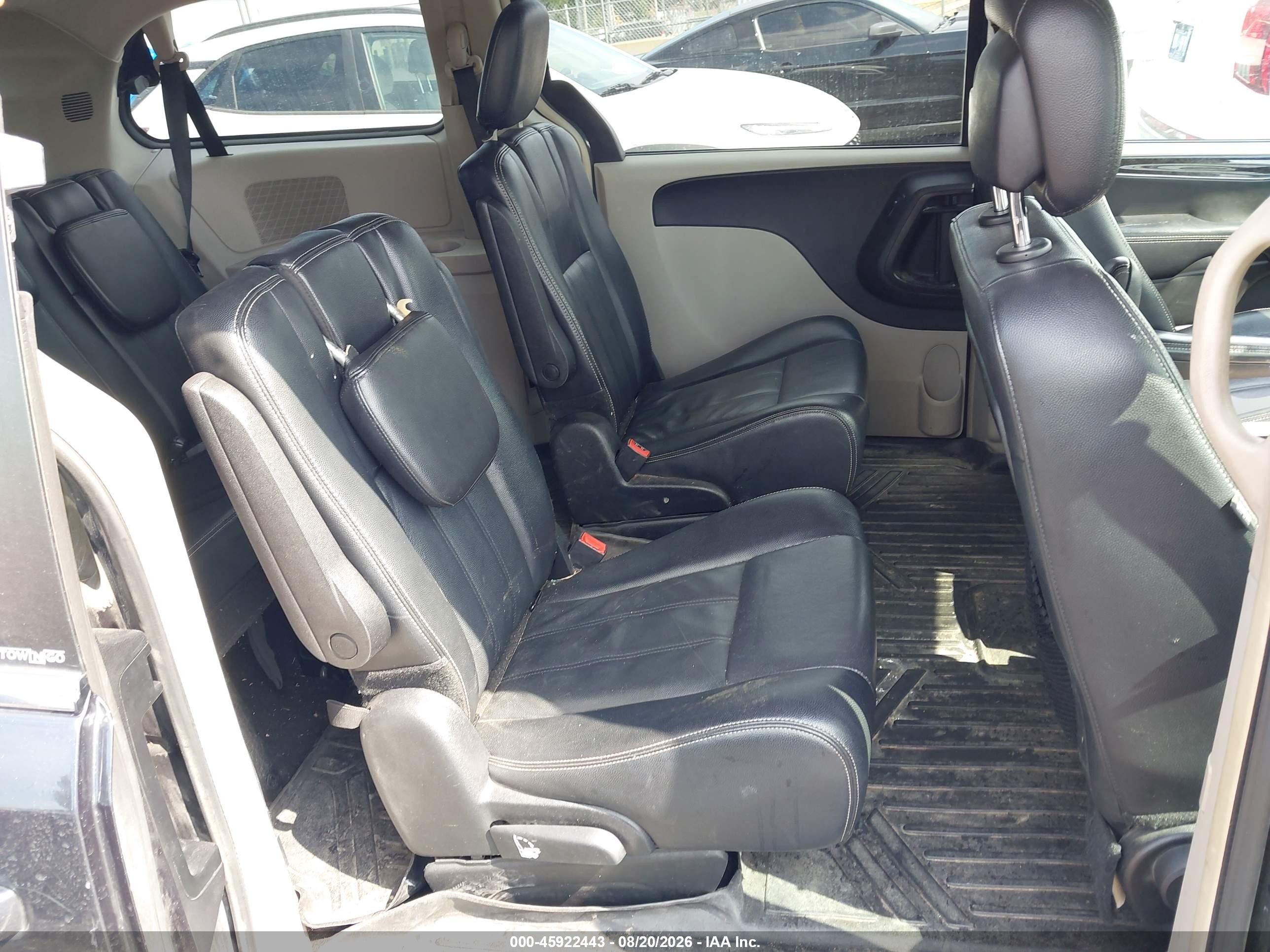 2014 Chrysler Town & Country Touring Black vin: 2C4RC1BG0ER178003