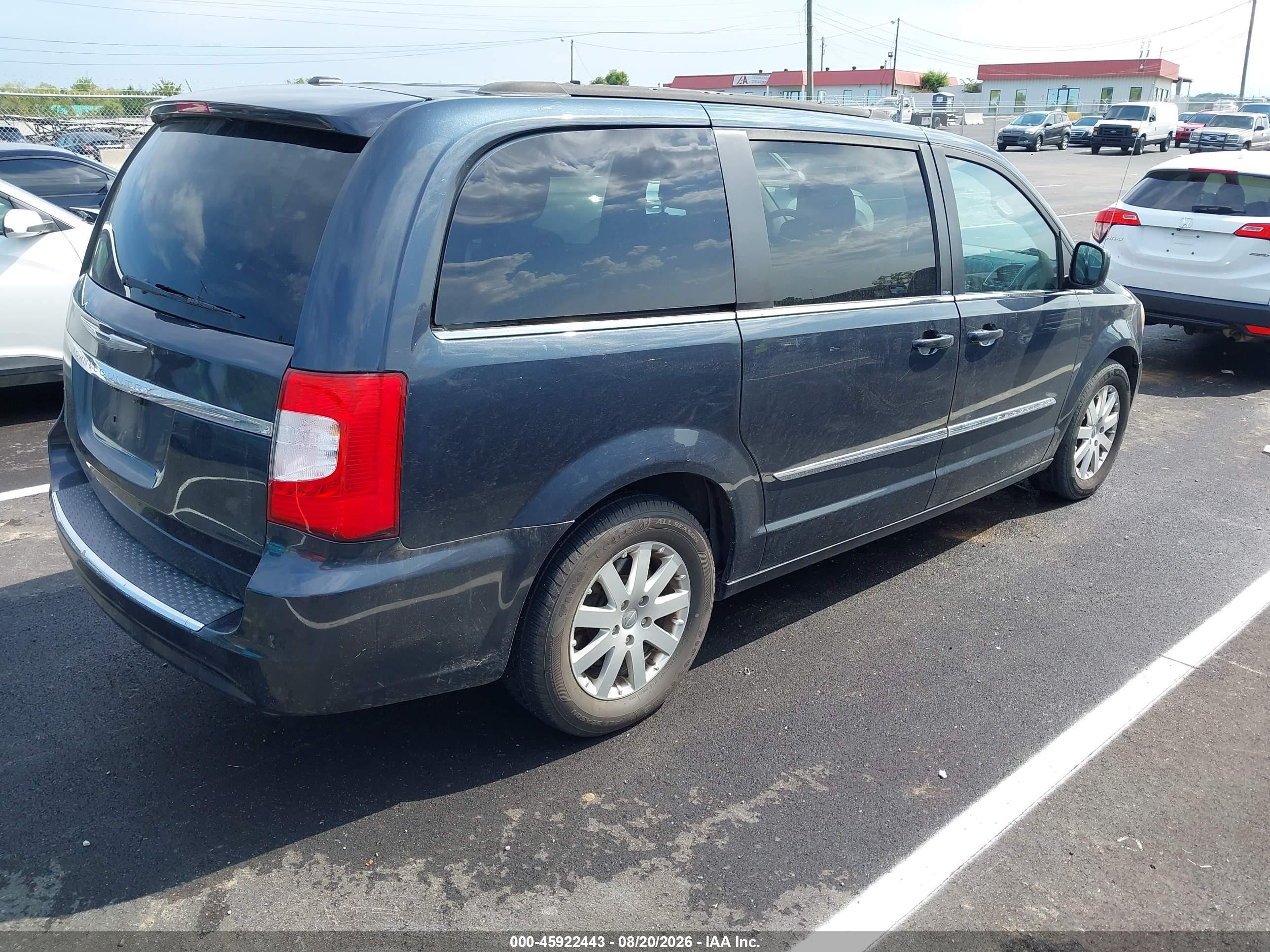 2014 Chrysler Town & Country Touring Black vin: 2C4RC1BG0ER178003