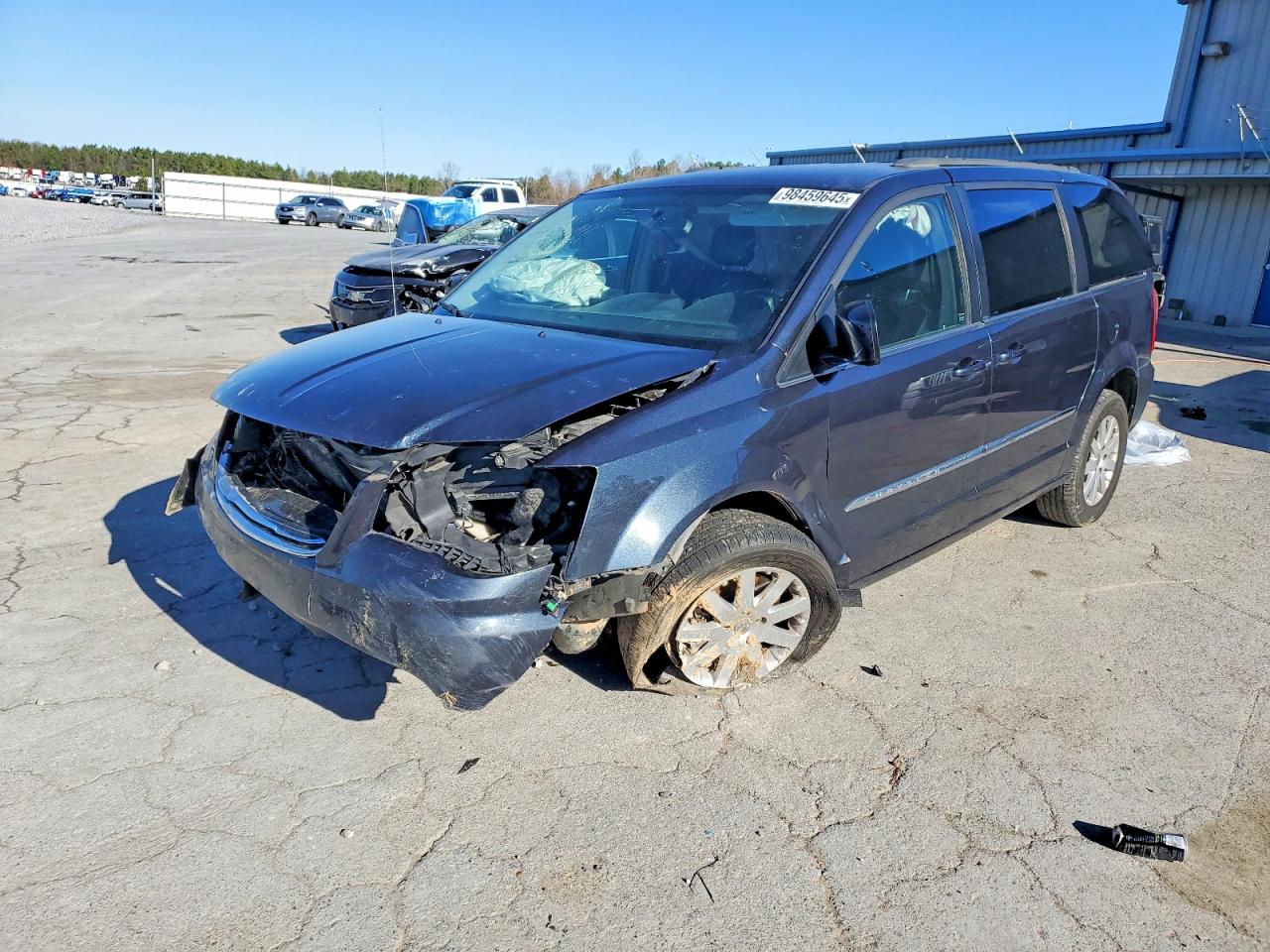 2014 Chrysler Town & Country Touring Blue vin: 2C4RC1BG0ER208746