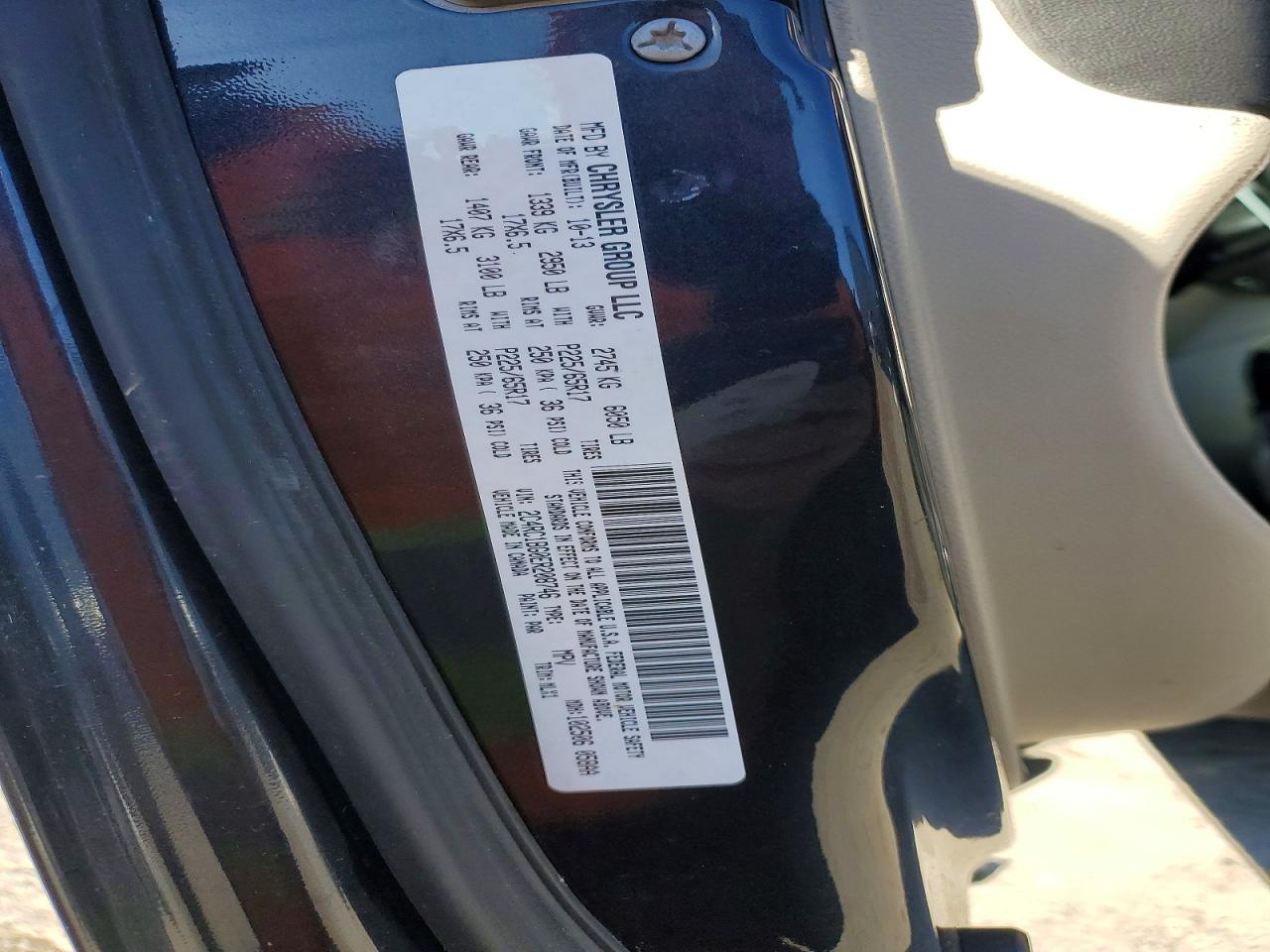 2014 Chrysler Town & Country Touring Синий vin: 2C4RC1BG0ER208746