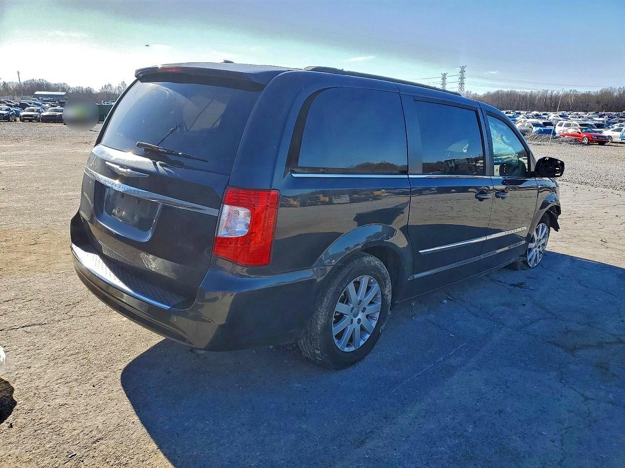 2014 Chrysler Town & Country Touring Синий vin: 2C4RC1BG0ER208746