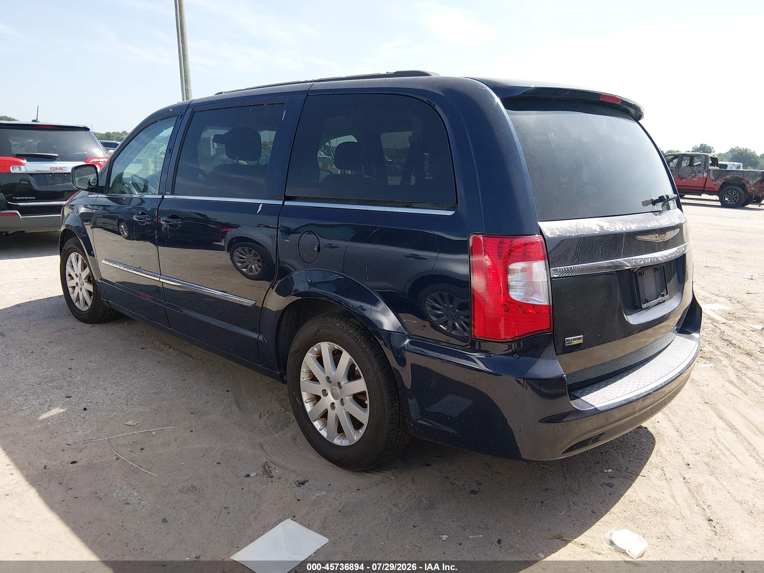 2014 Chrysler Town & Country Touring Синий vin: 2C4RC1BG0ER208763