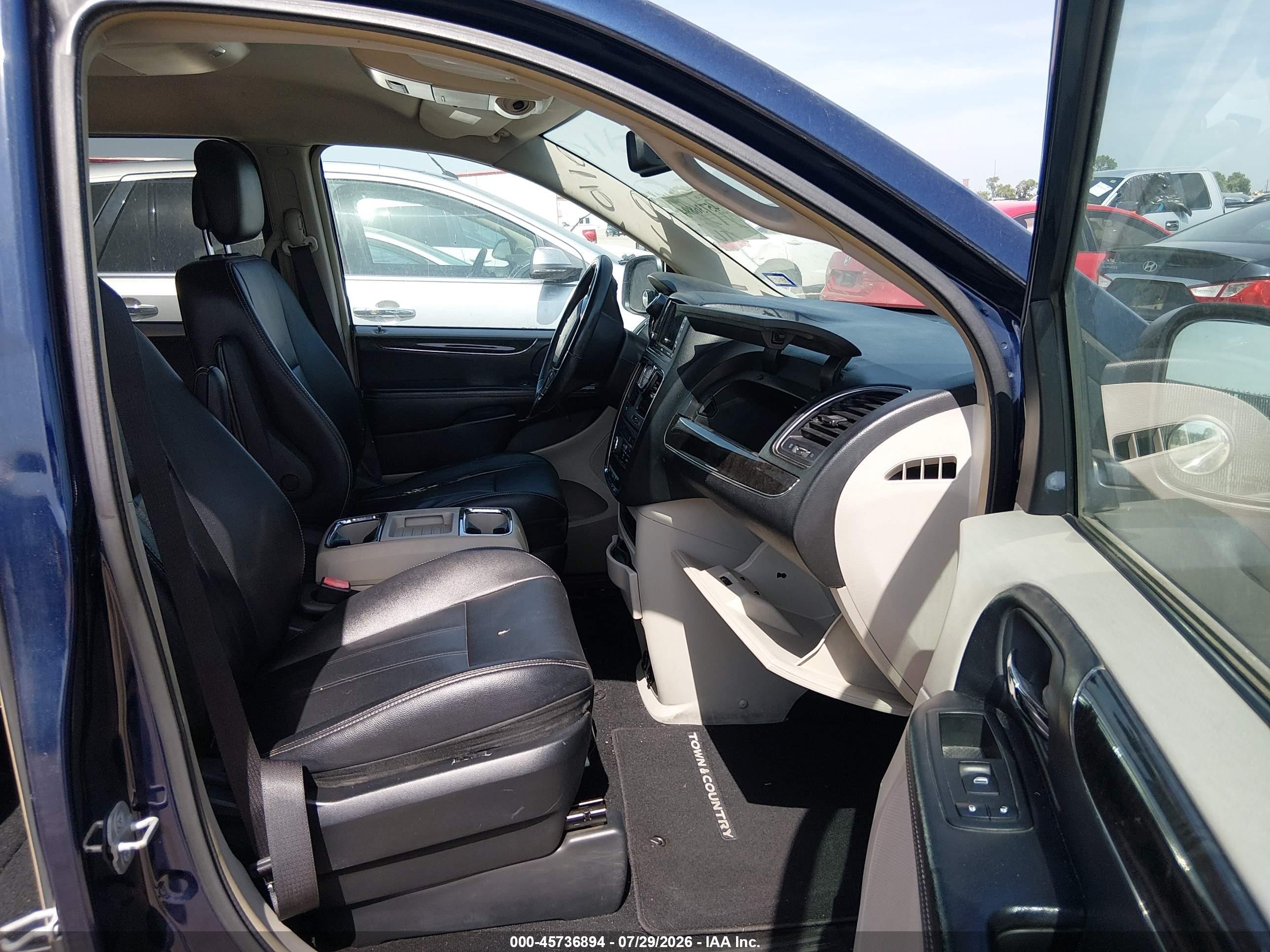 2014 Chrysler Town & Country Touring Синий vin: 2C4RC1BG0ER208763