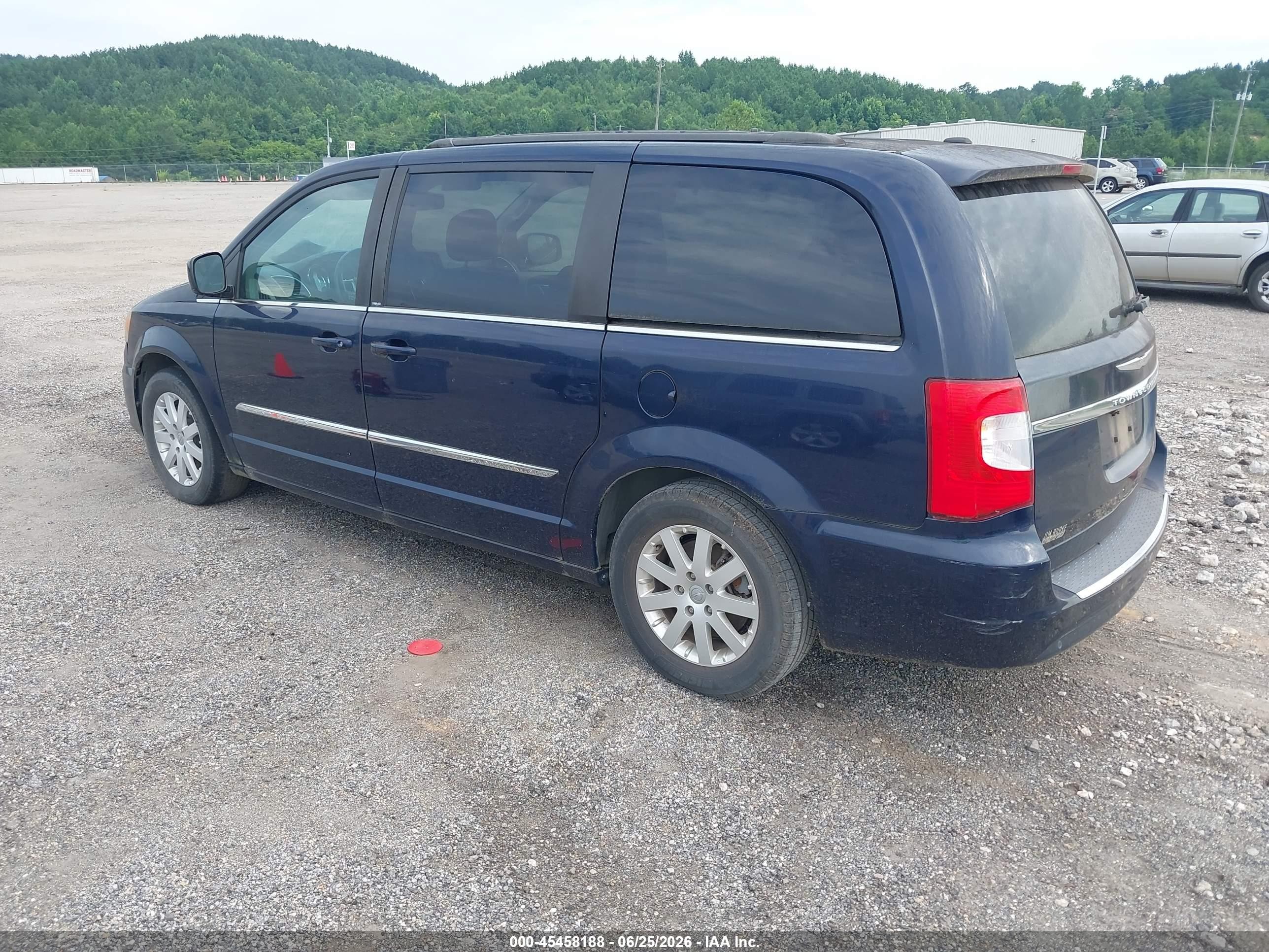 2014 Chrysler Town & Country Touring Blue vin: 2C4RC1BG0ER236448