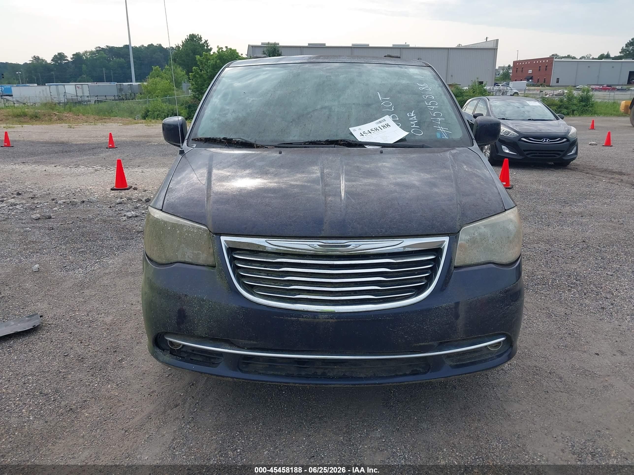 2014 Chrysler Town & Country Touring Blue vin: 2C4RC1BG0ER236448