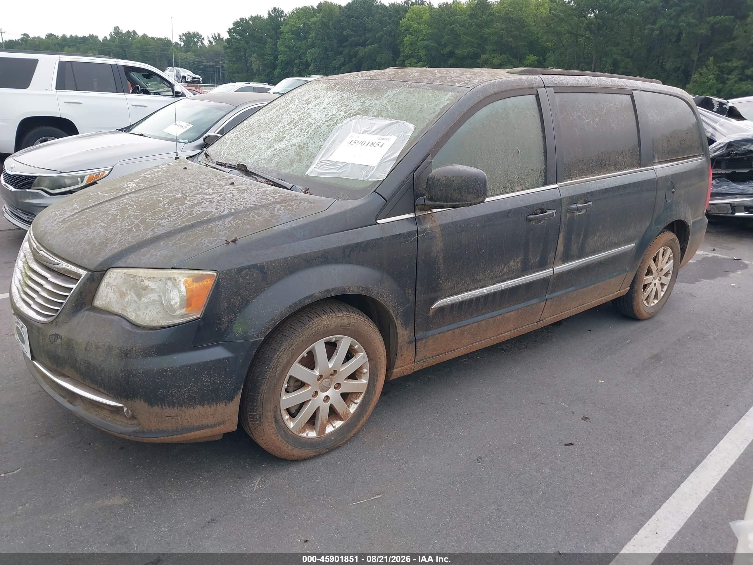 2014 Chrysler Town & Country Touring Black vin: 2C4RC1BG0ER398323