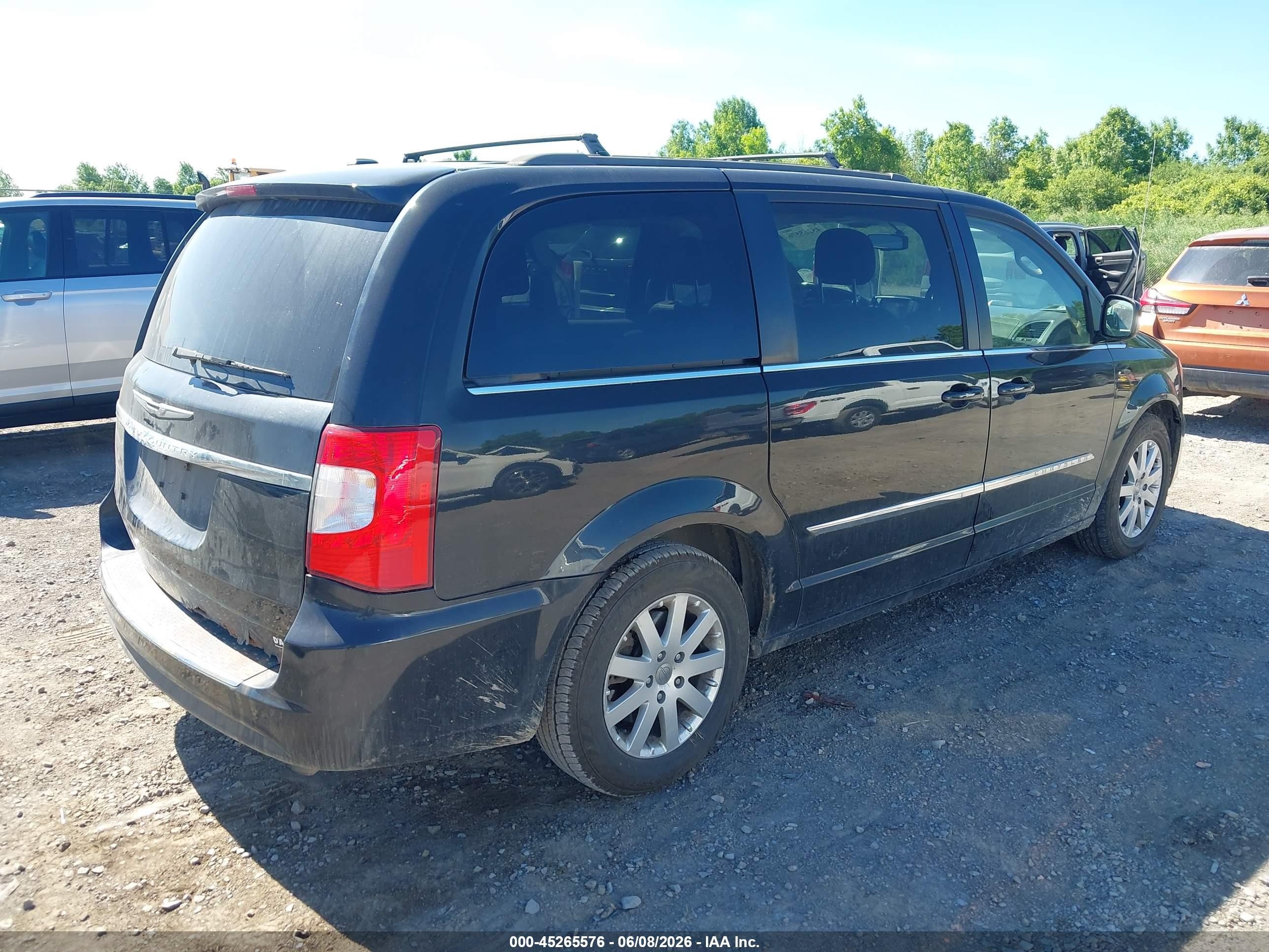 2014 Chrysler Town & Country Touring Dark Blue vin: 2C4RC1BG0ER438884