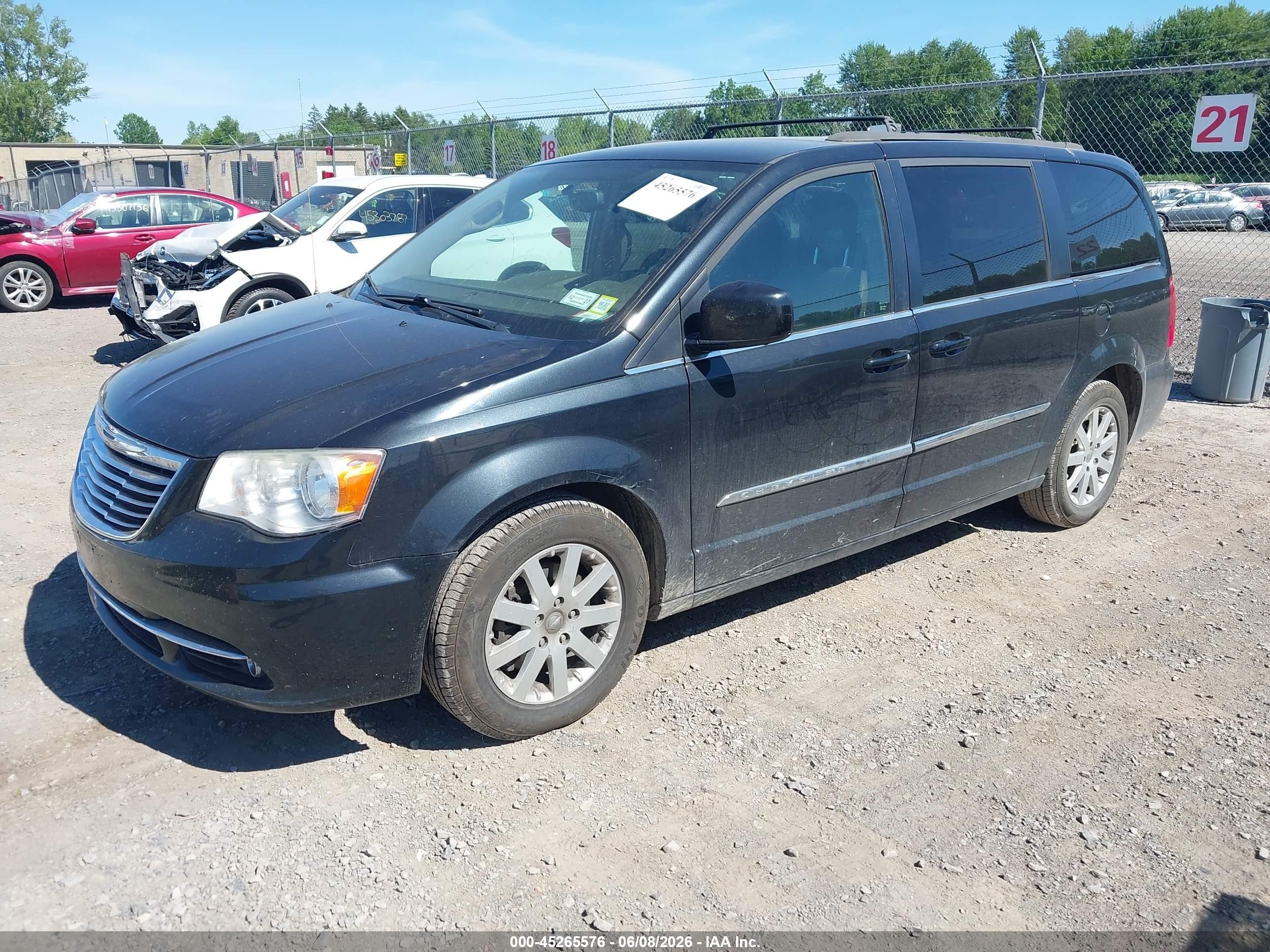 2014 Chrysler Town & Country Touring Dark Blue vin: 2C4RC1BG0ER438884
