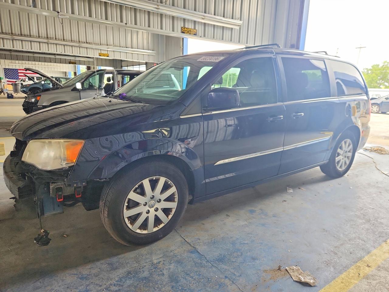 2014 Chrysler Town & Country Touring Blue vin: 2C4RC1BG0ER454048