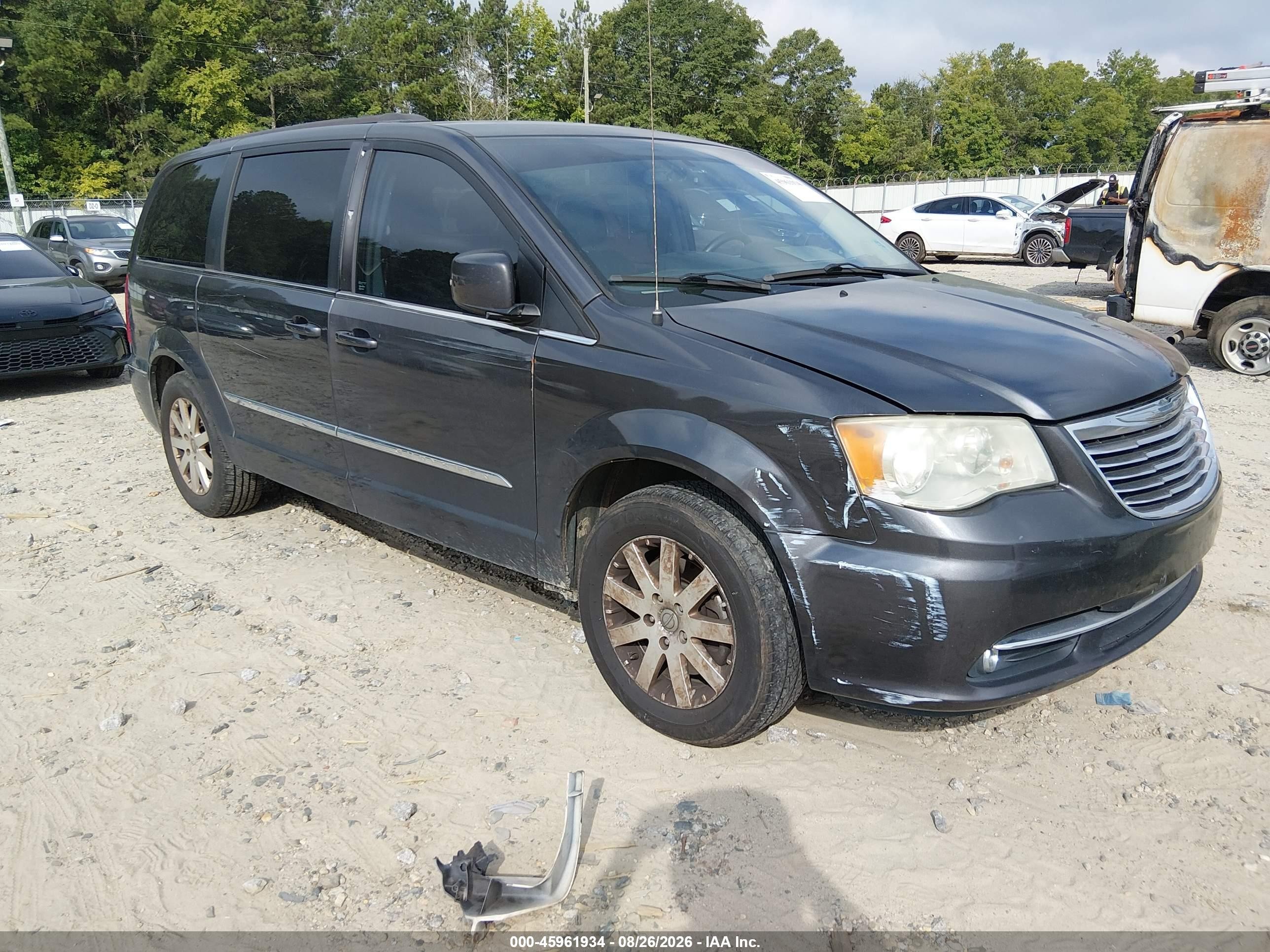2015 Chrysler Town & Country Touring Серый vin: 2C4RC1BG0FR538565