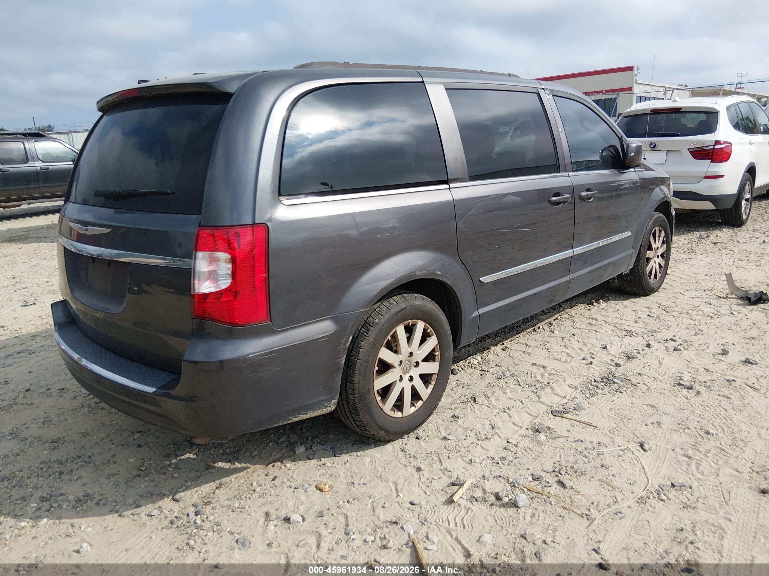 2015 Chrysler Town & Country Touring Gray vin: 2C4RC1BG0FR538565