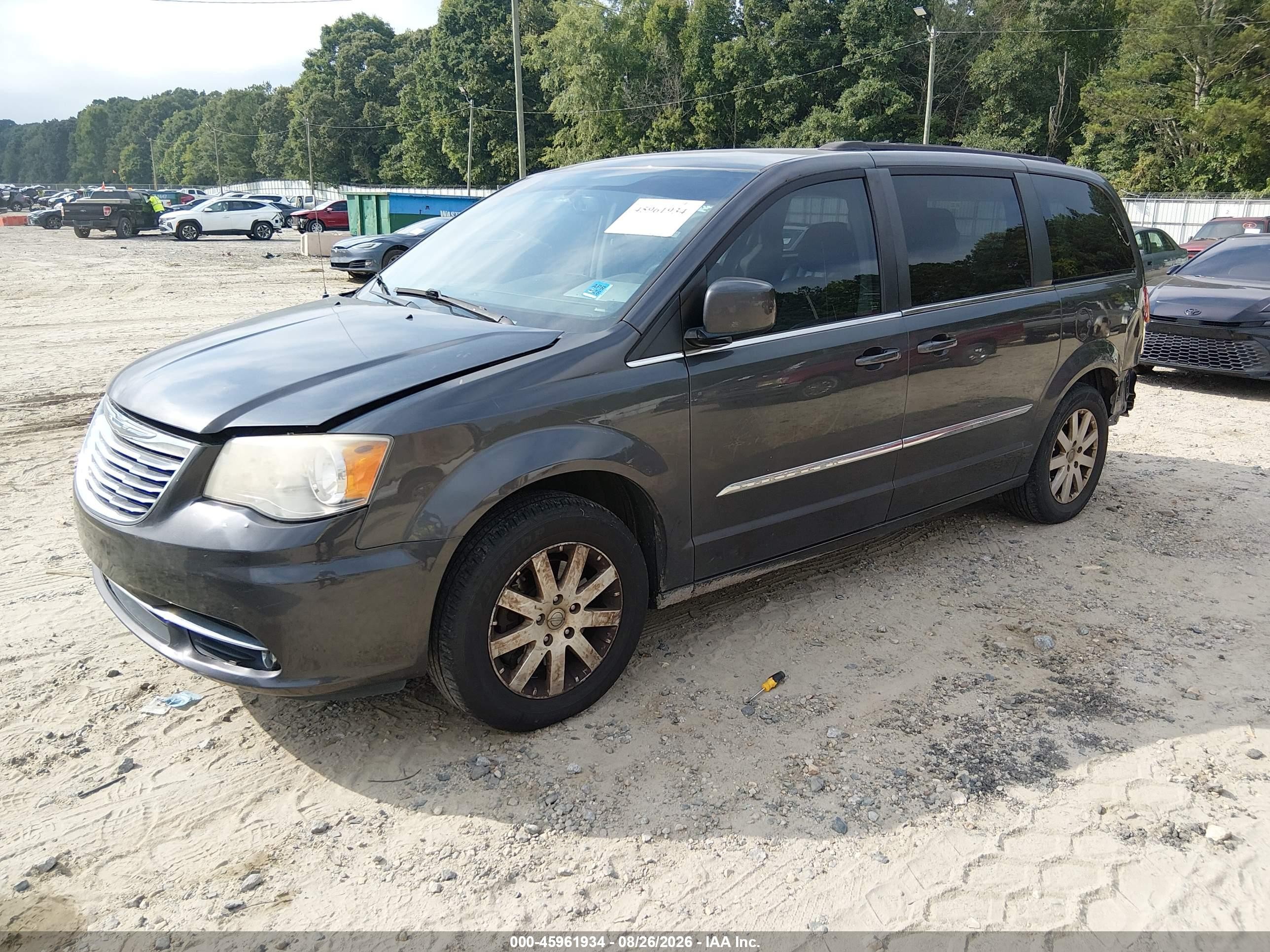 2015 Chrysler Town & Country Touring Gray vin: 2C4RC1BG0FR538565