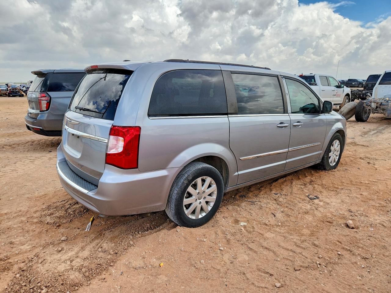 2015 Chrysler Town & Country Touring Gray vin: 2C4RC1BG0FR553051