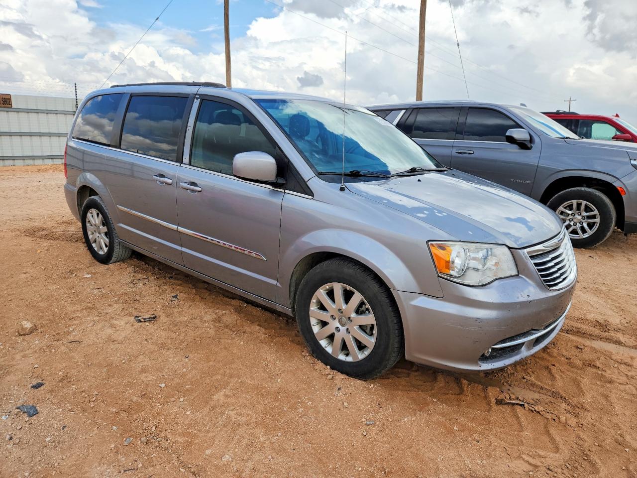 2015 Chrysler Town & Country Touring Gray vin: 2C4RC1BG0FR553051