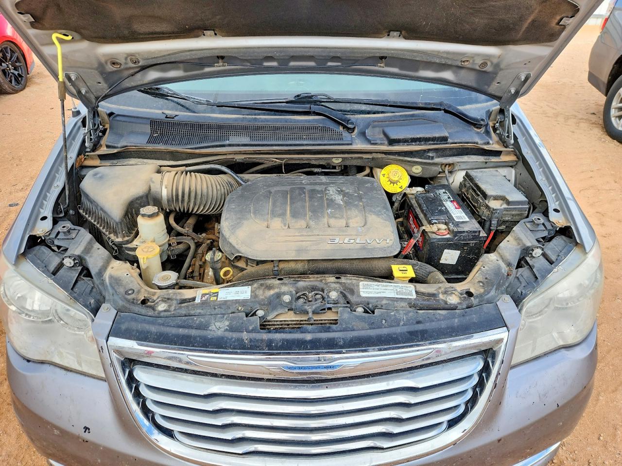 2015 Chrysler Town & Country Touring Gray vin: 2C4RC1BG0FR553051