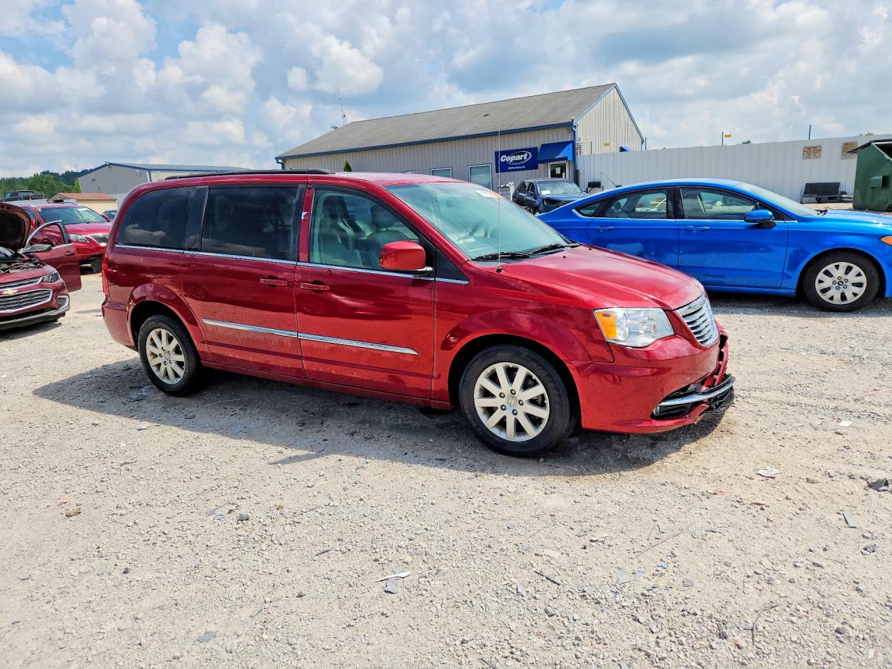 2015 Chrysler Town & Country Touring Burgundy vin: 2C4RC1BG0FR661556