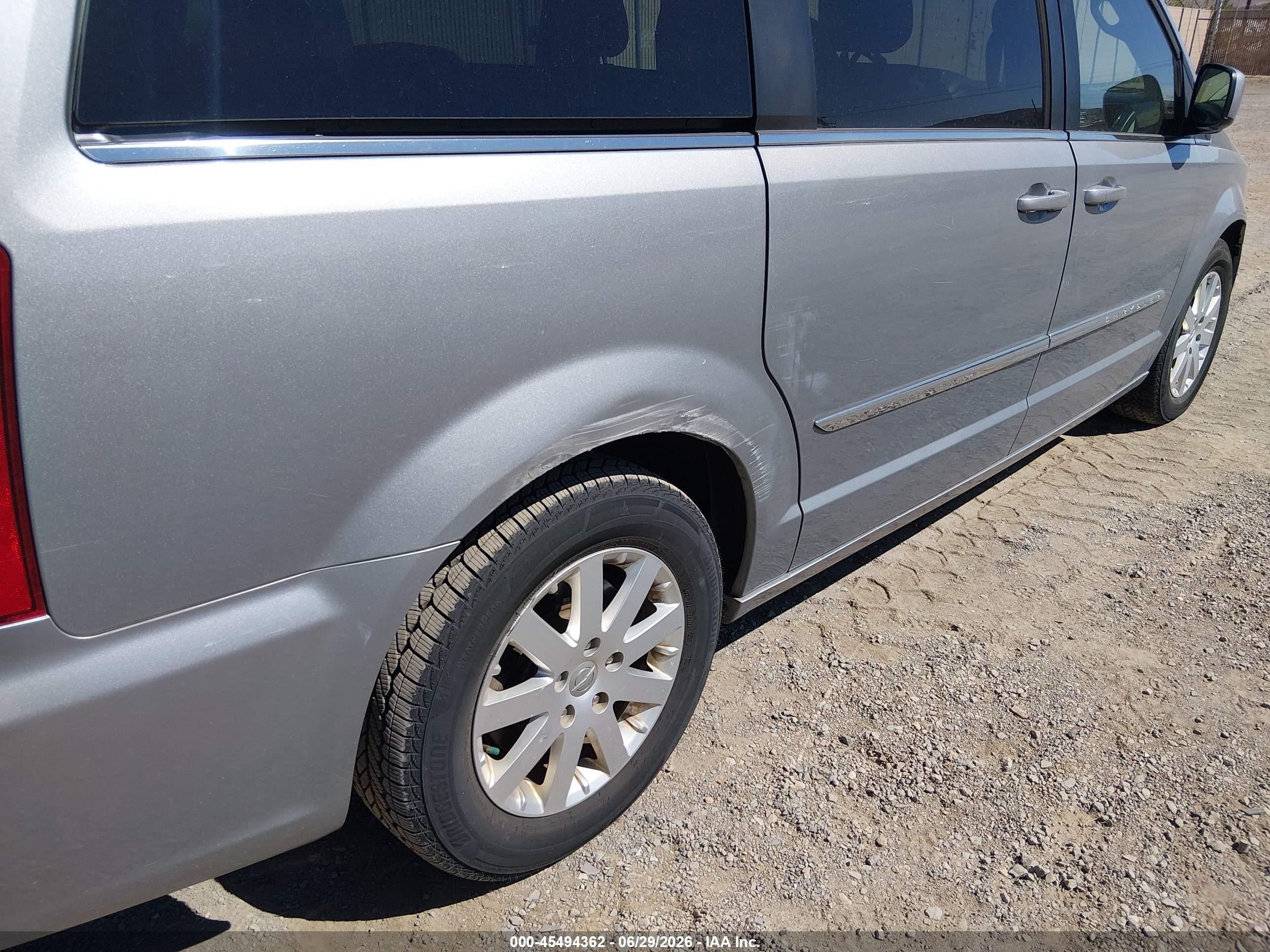 2015 Chrysler Town & Country Touring Gray vin: 2C4RC1BG0FR696629