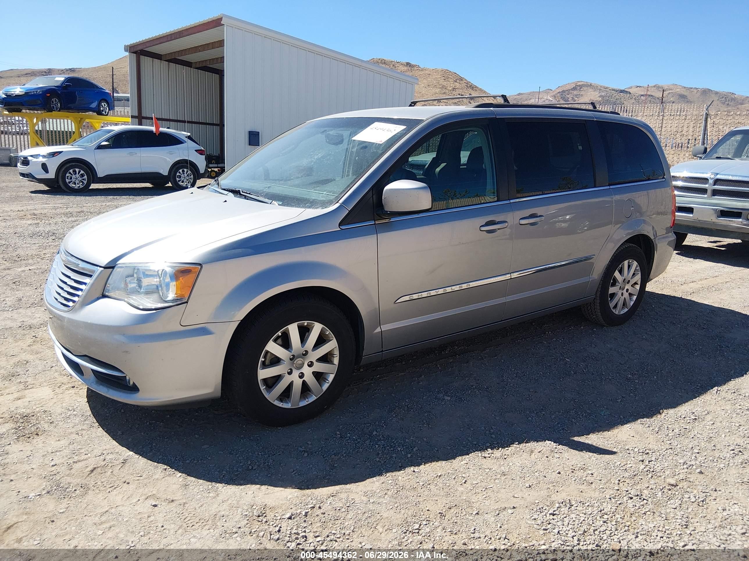2015 Chrysler Town & Country Touring Gray vin: 2C4RC1BG0FR696629