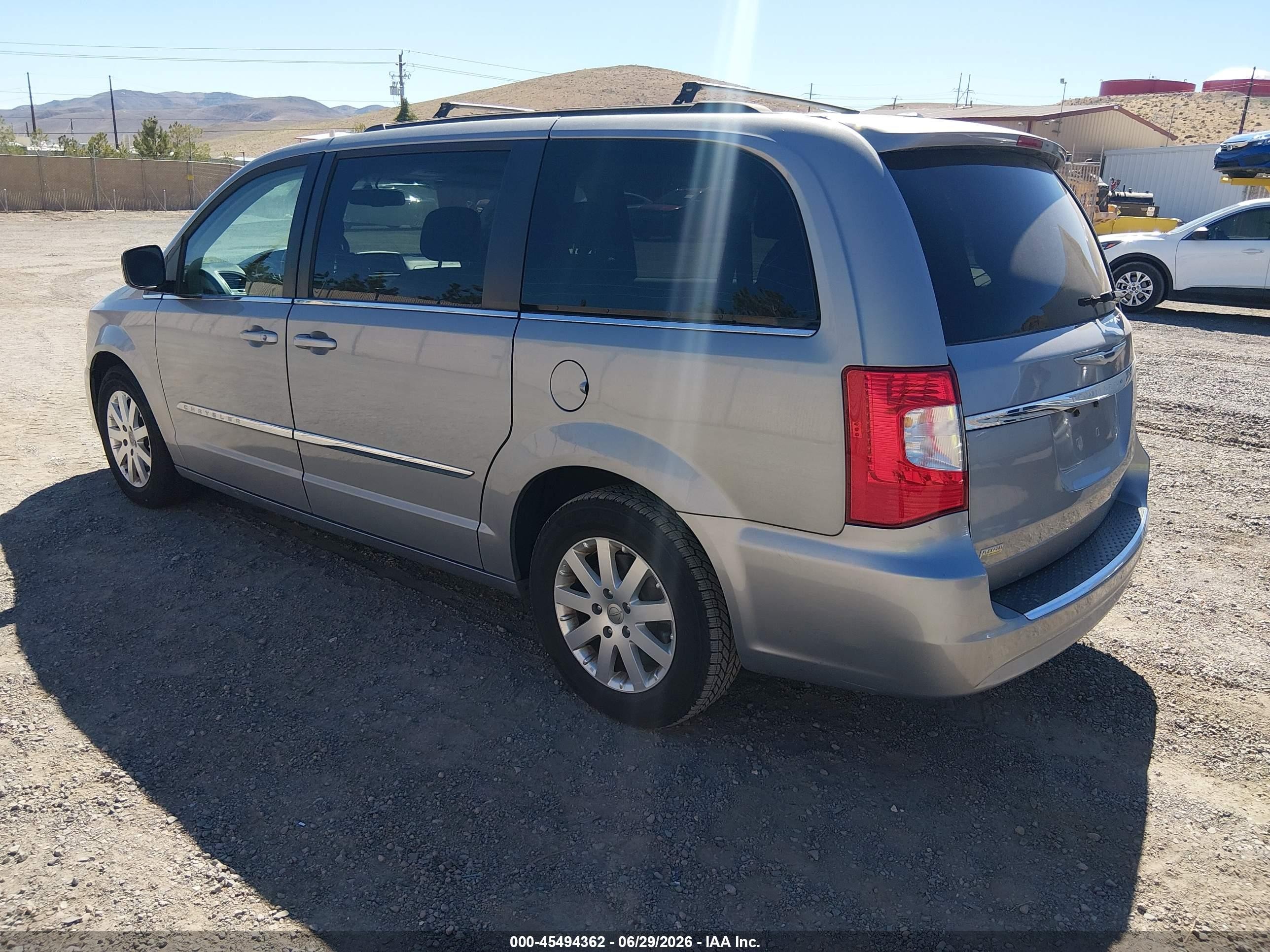 2015 Chrysler Town & Country Touring Gray vin: 2C4RC1BG0FR696629