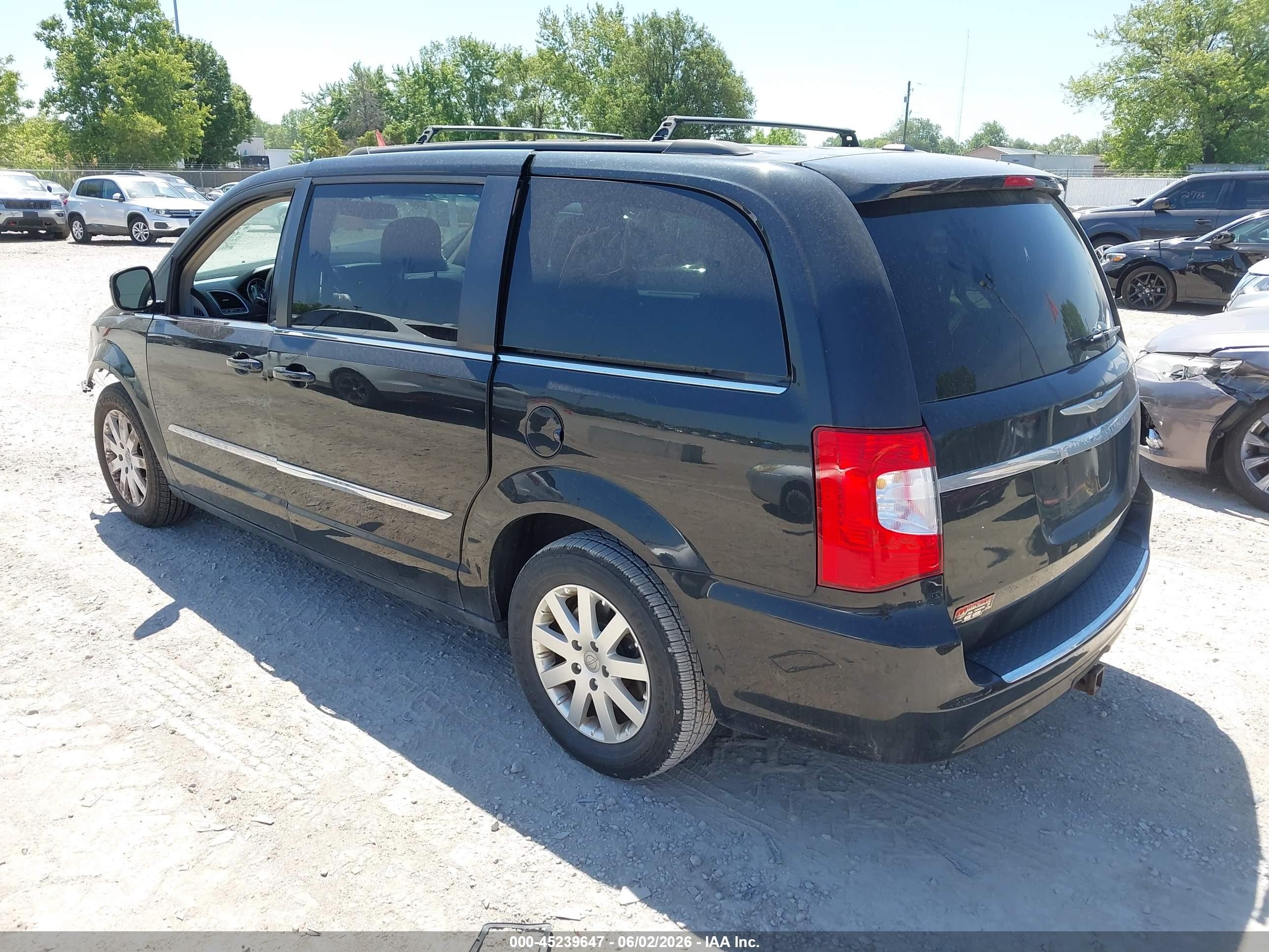 2015 Chrysler Town & Country Touring Black vin: 2C4RC1BG0FR699580