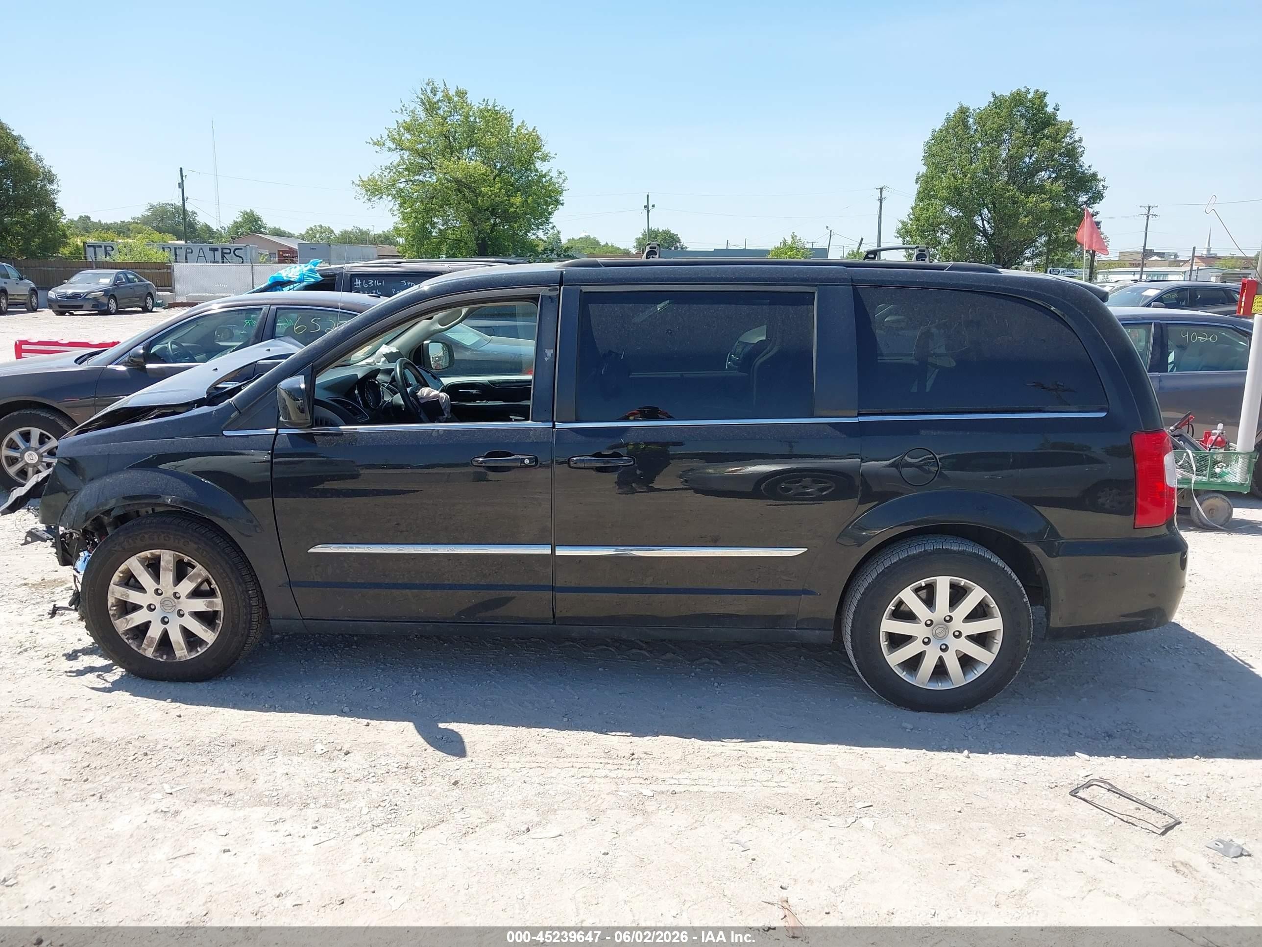 2015 Chrysler Town & Country Touring Black vin: 2C4RC1BG0FR699580