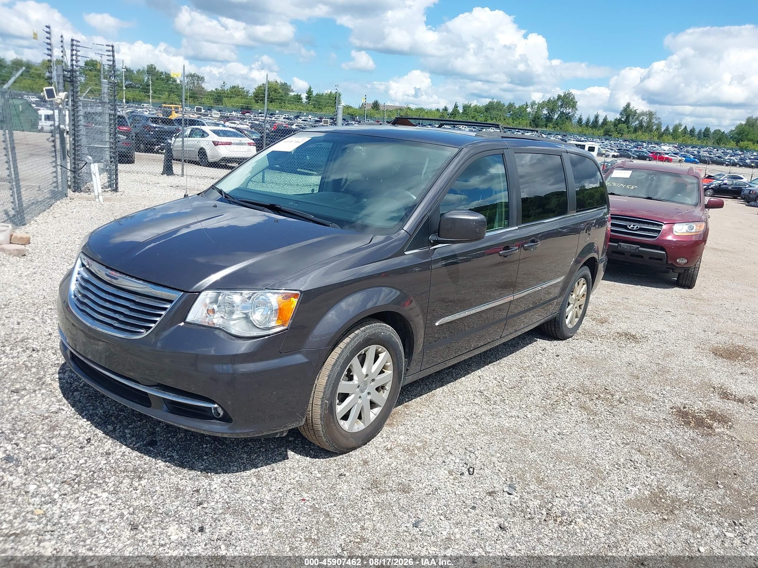 2015 Chrysler Town & Country Touring Gray vin: 2C4RC1BG0FR717639