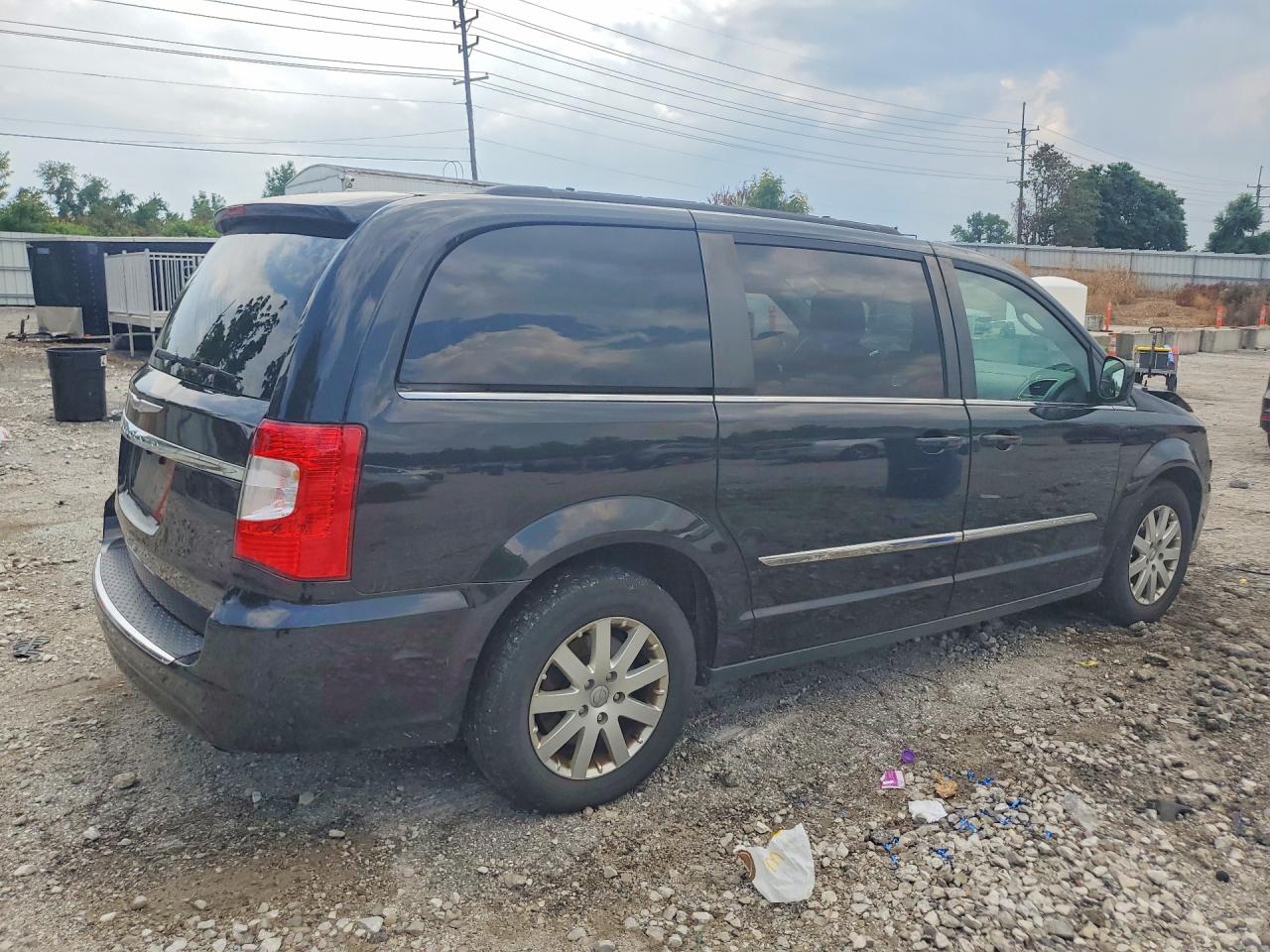 2015 Chrysler Town & Country Touring Black vin: 2C4RC1BG0FR726308