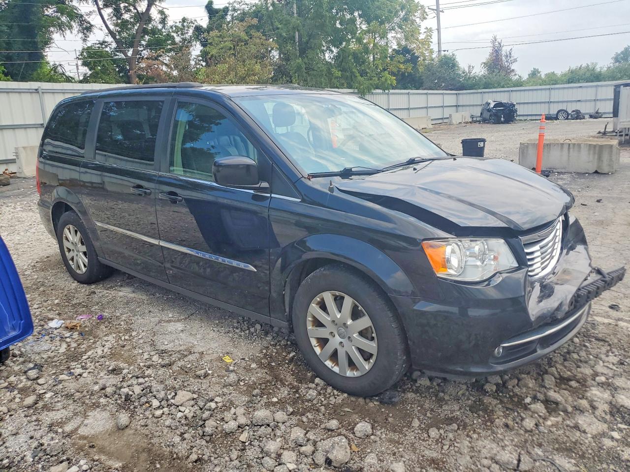 2015 Chrysler Town & Country Touring Black vin: 2C4RC1BG0FR726308