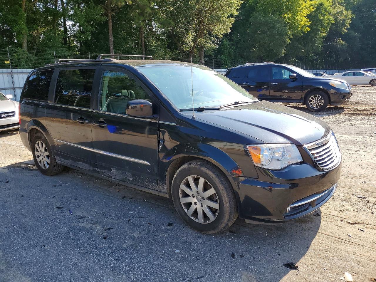2016 Chrysler Town & Country Touring Black vin: 2C4RC1BG0GR199727