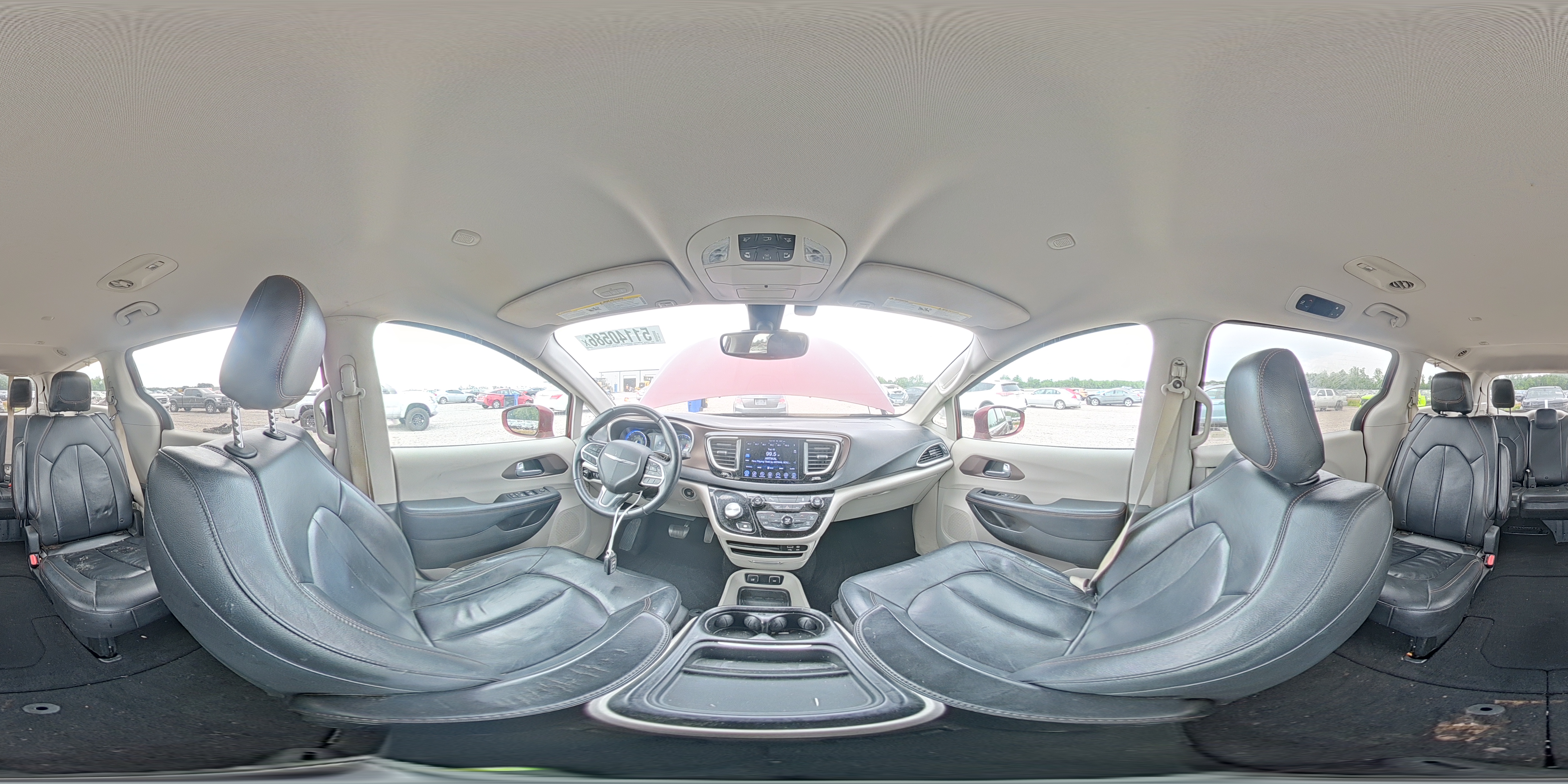 2017 Chrysler Pacifica Touring L Red vin: 2C4RC1BG0HR524166