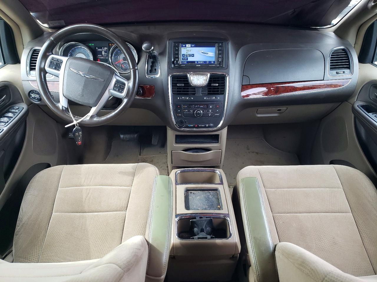 2012 Chrysler Town & Country Touring Черный vin: 2C4RC1BG1CR169369