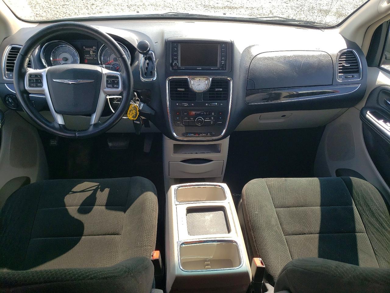2012 Chrysler Town & Country Touring White vin: 2C4RC1BG1CR169873