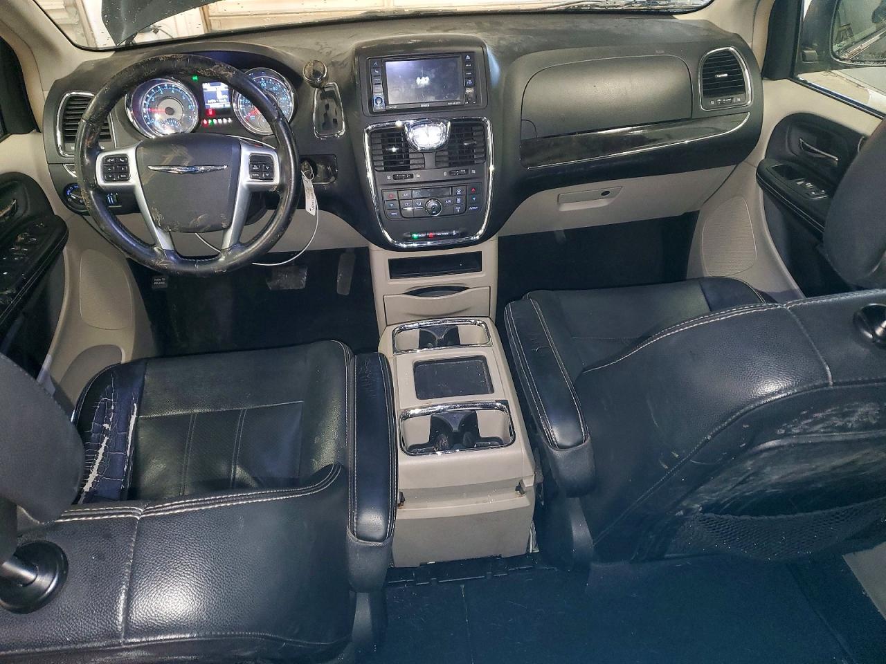 2012 Chrysler Town & Country Touring Black vin: 2C4RC1BG1CR212642