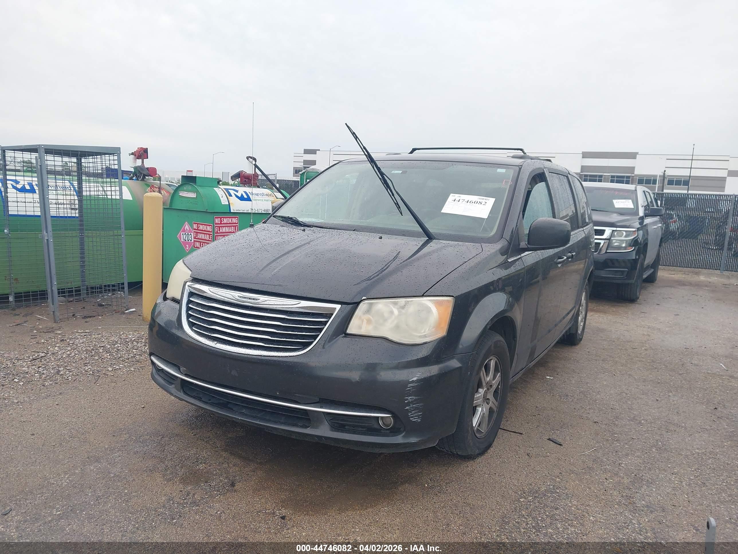 2012 Chrysler Town & Country Touring Черный vin: 2C4RC1BG1CR286711