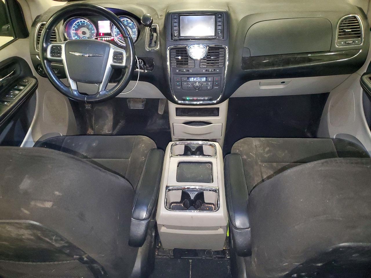 2012 Chrysler Town & Country Touring Black vin: 2C4RC1BG1CR368549