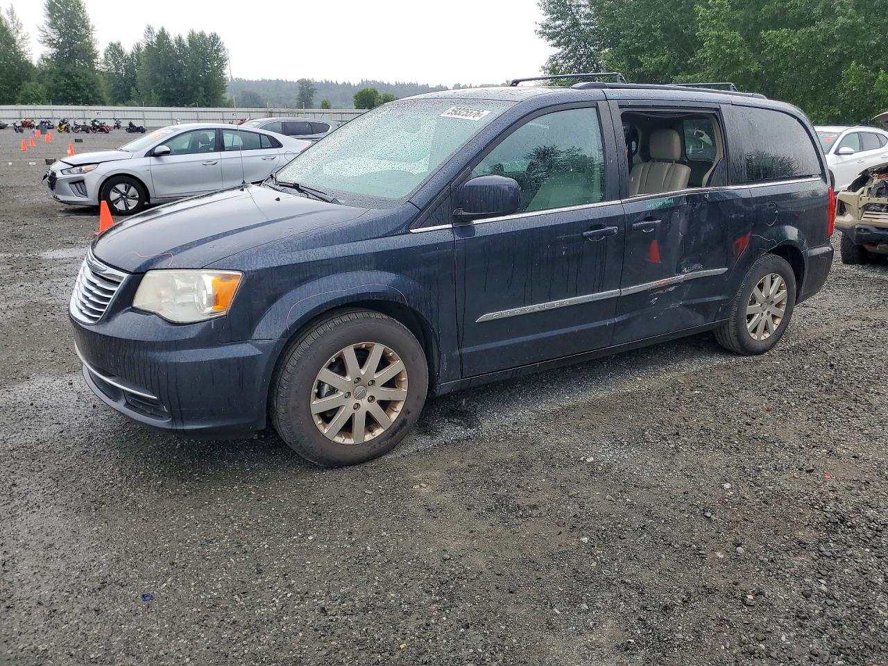 2013 Chrysler Town & Country Touring Gray vin: 2C4RC1BG1DR593992