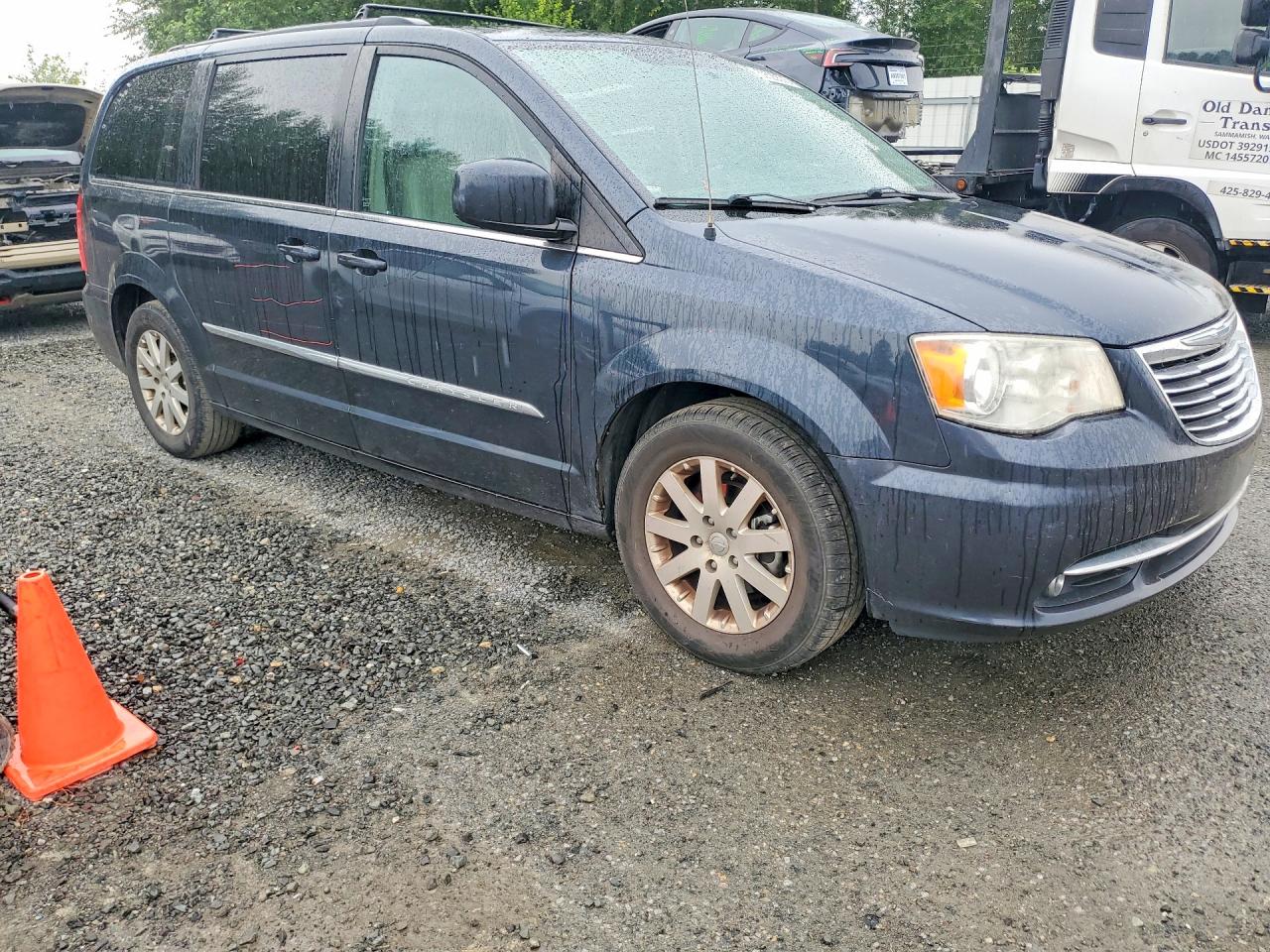 2013 Chrysler Town & Country Touring Gray vin: 2C4RC1BG1DR593992