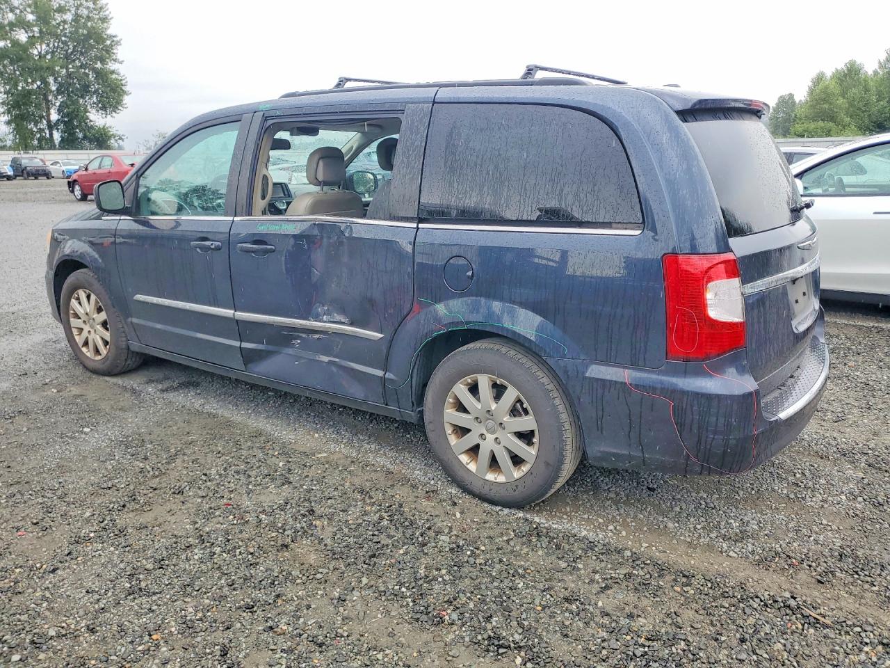 2013 Chrysler Town & Country Touring Gray vin: 2C4RC1BG1DR593992