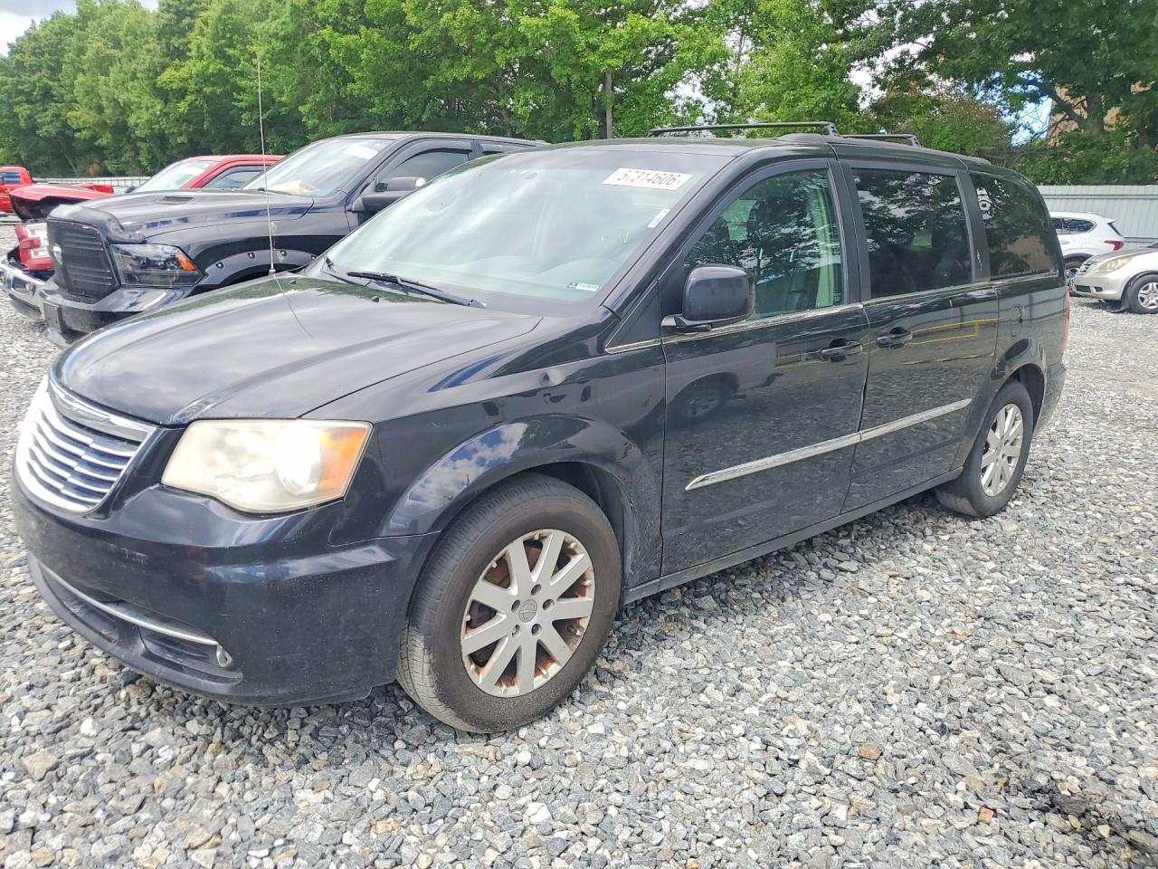 2013 Chrysler Town & Country Touring Черный vin: 2C4RC1BG1DR604943