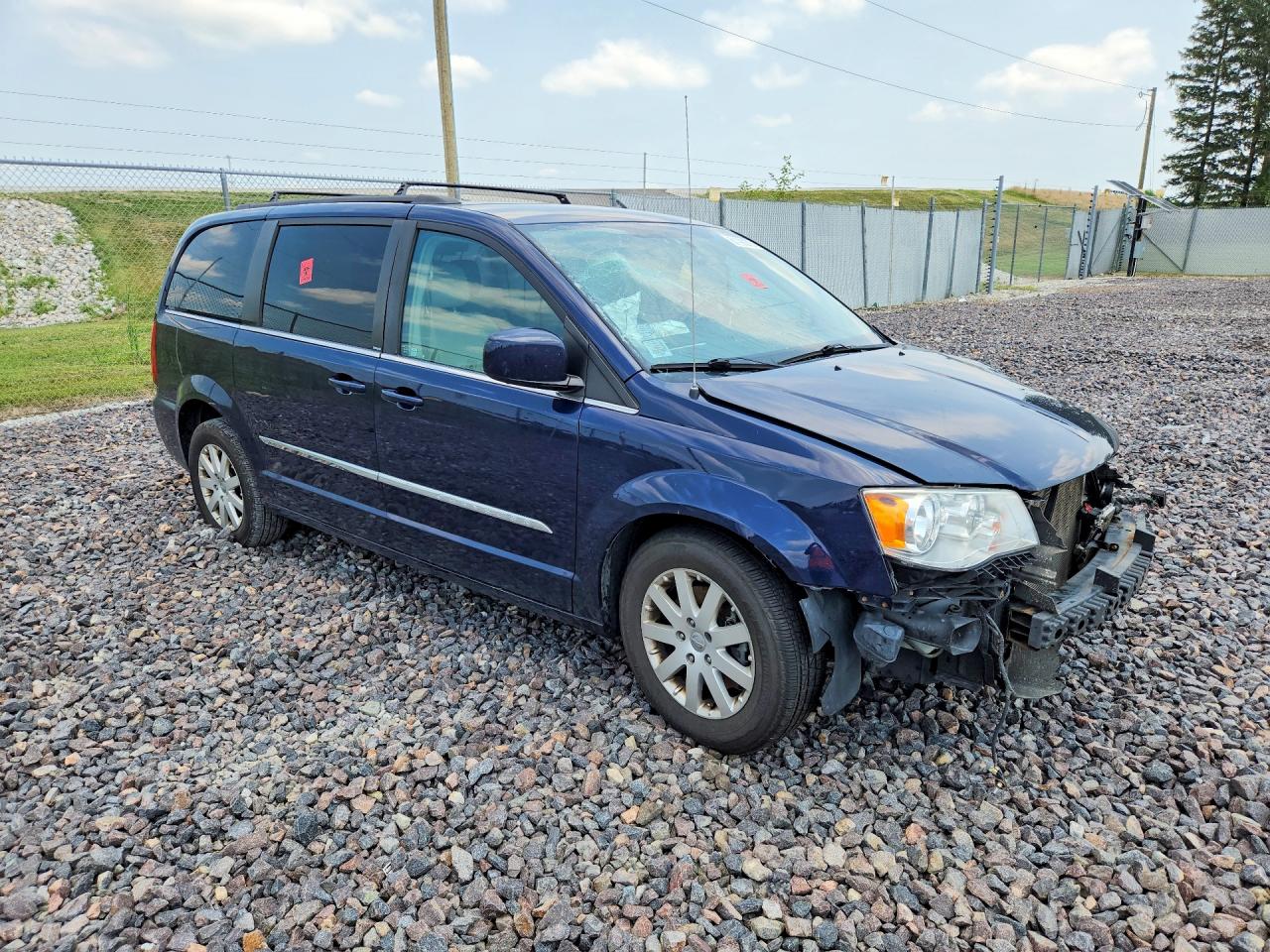 2013 Chrysler Town & Country Touring Синий vin: 2C4RC1BG1DR605607