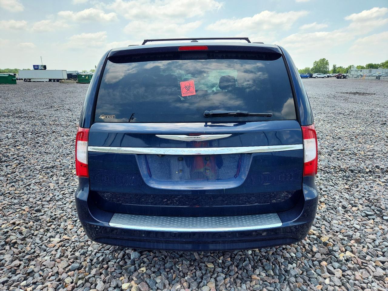 2013 Chrysler Town & Country Touring Синий vin: 2C4RC1BG1DR605607