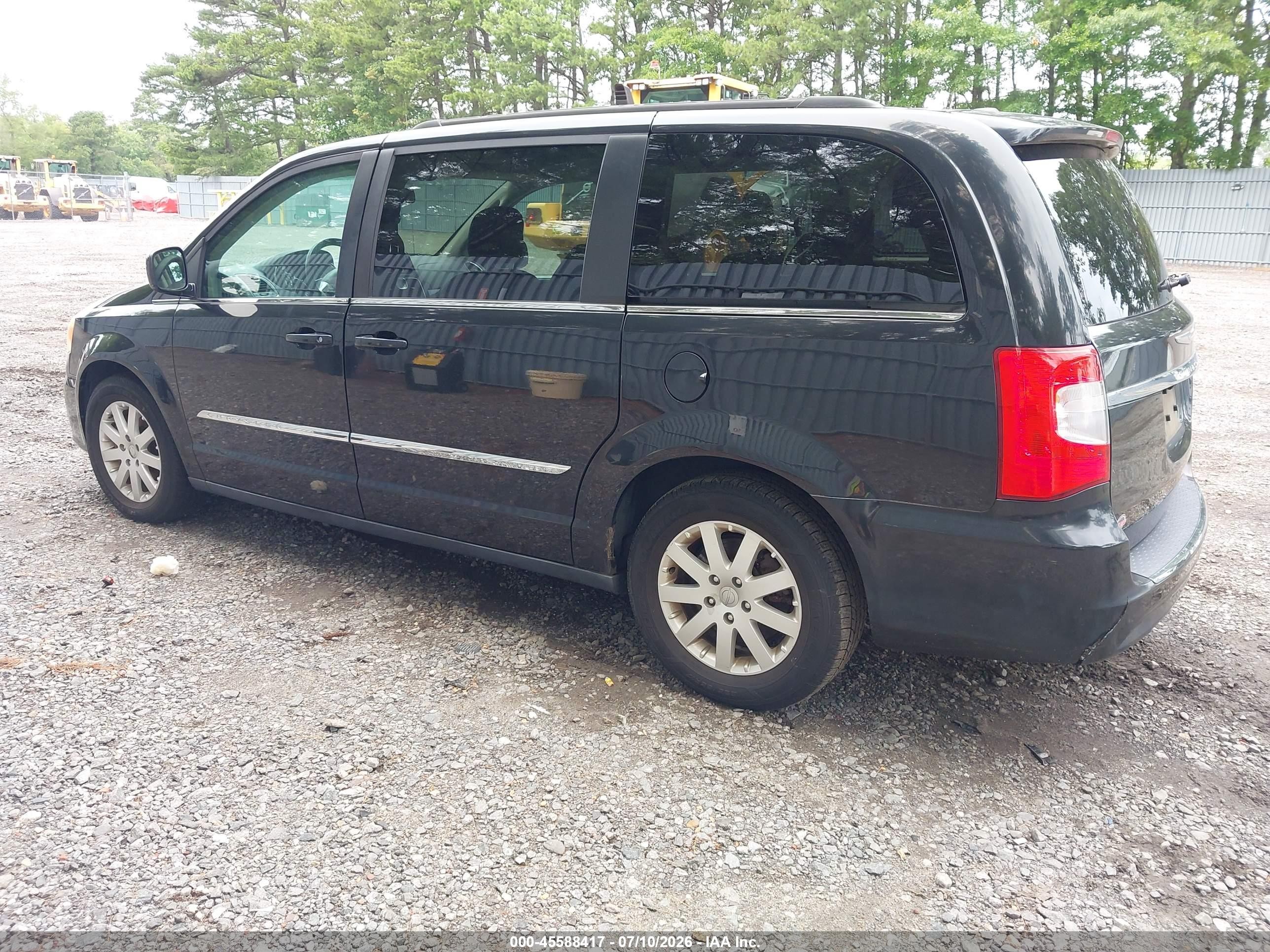 2013 Chrysler Town & Country Touring Black vin: 2C4RC1BG1DR649252