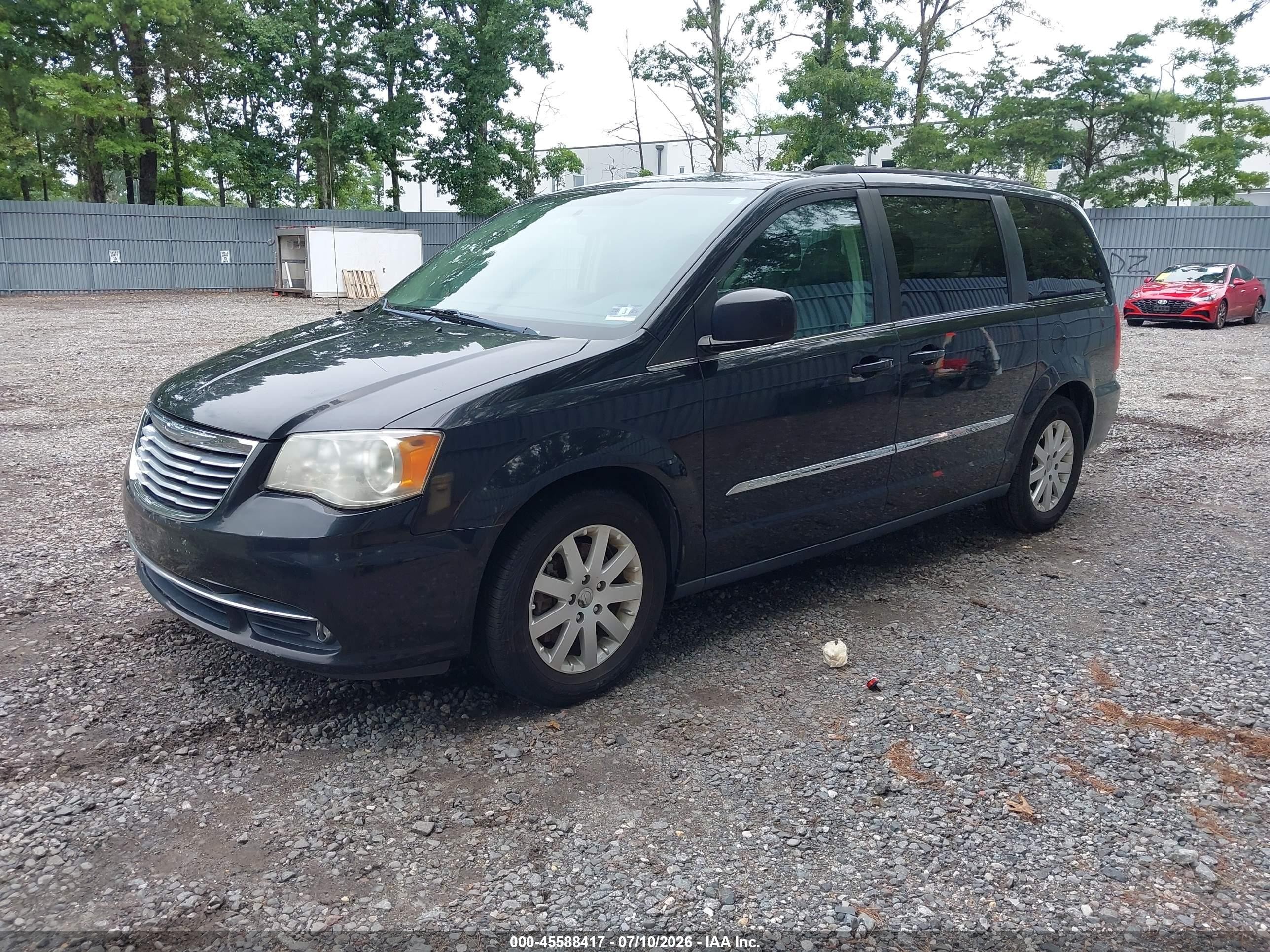2013 Chrysler Town & Country Touring Black vin: 2C4RC1BG1DR649252