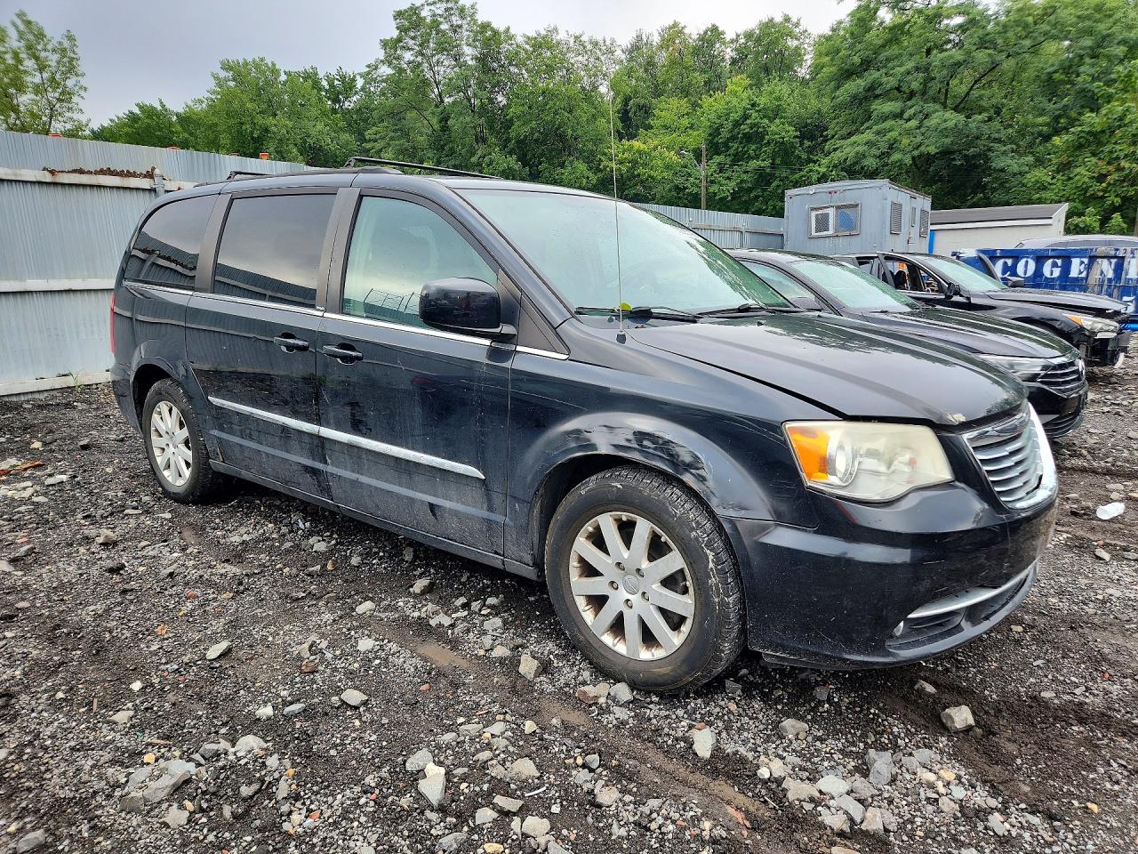 2013 Chrysler Town & Country Touring Black vin: 2C4RC1BG1DR682591