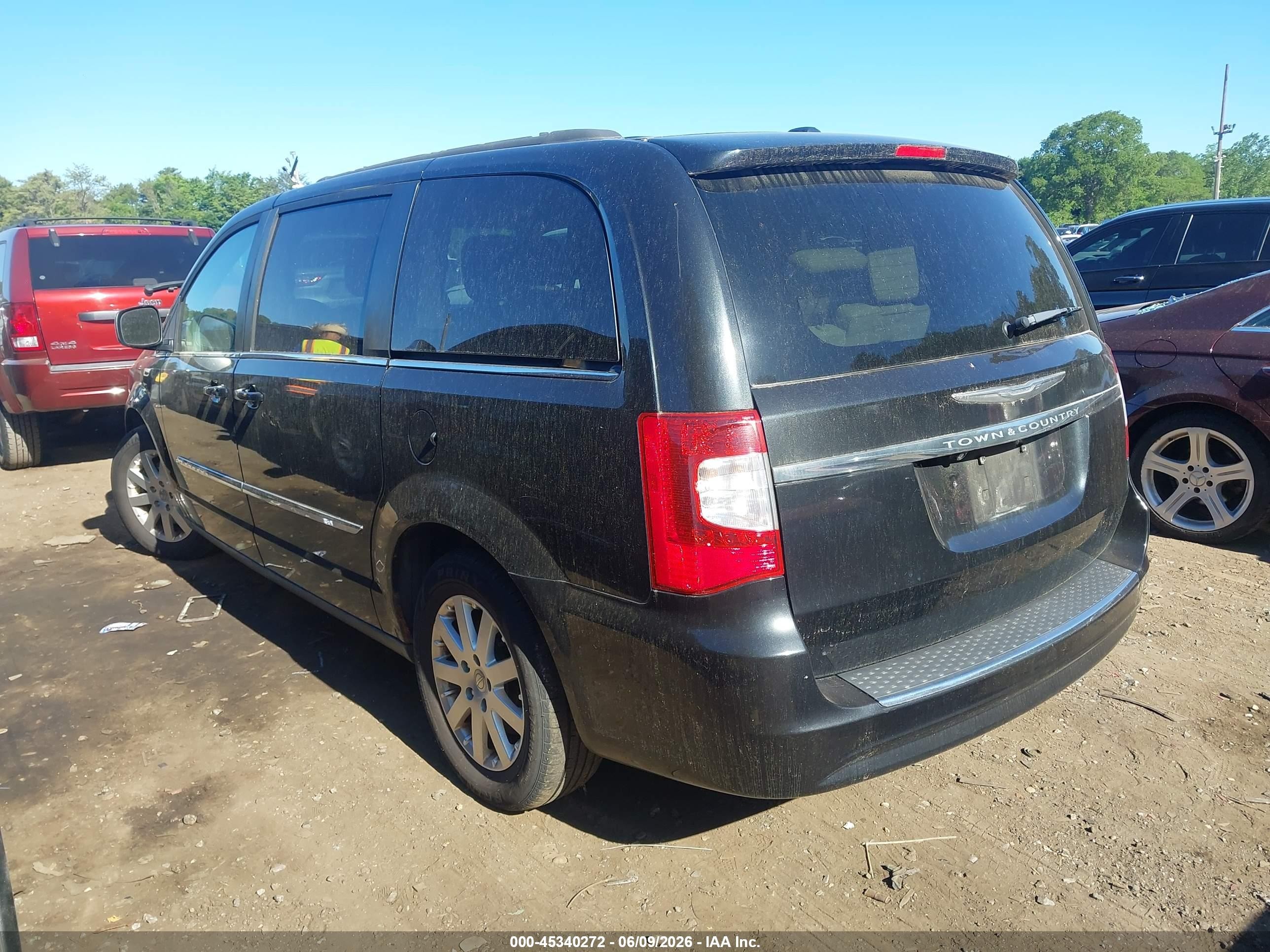 2013 Chrysler Town & Country Touring Black vin: 2C4RC1BG1DR682669